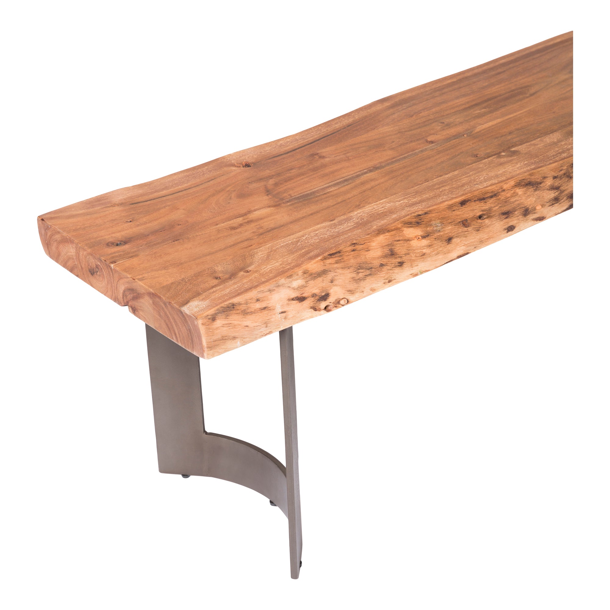 Bent Bench Small Grey