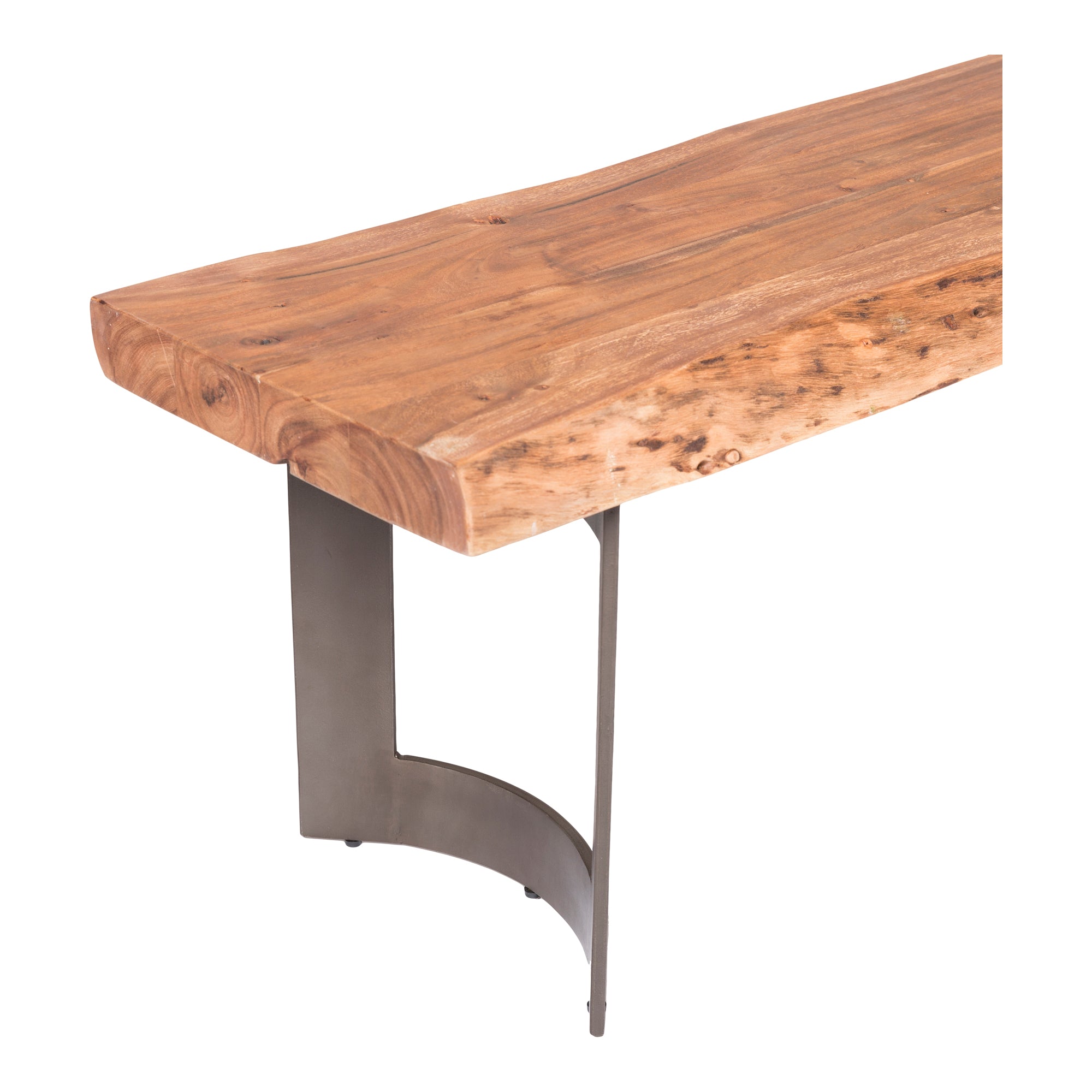 Bent Bench Small Grey