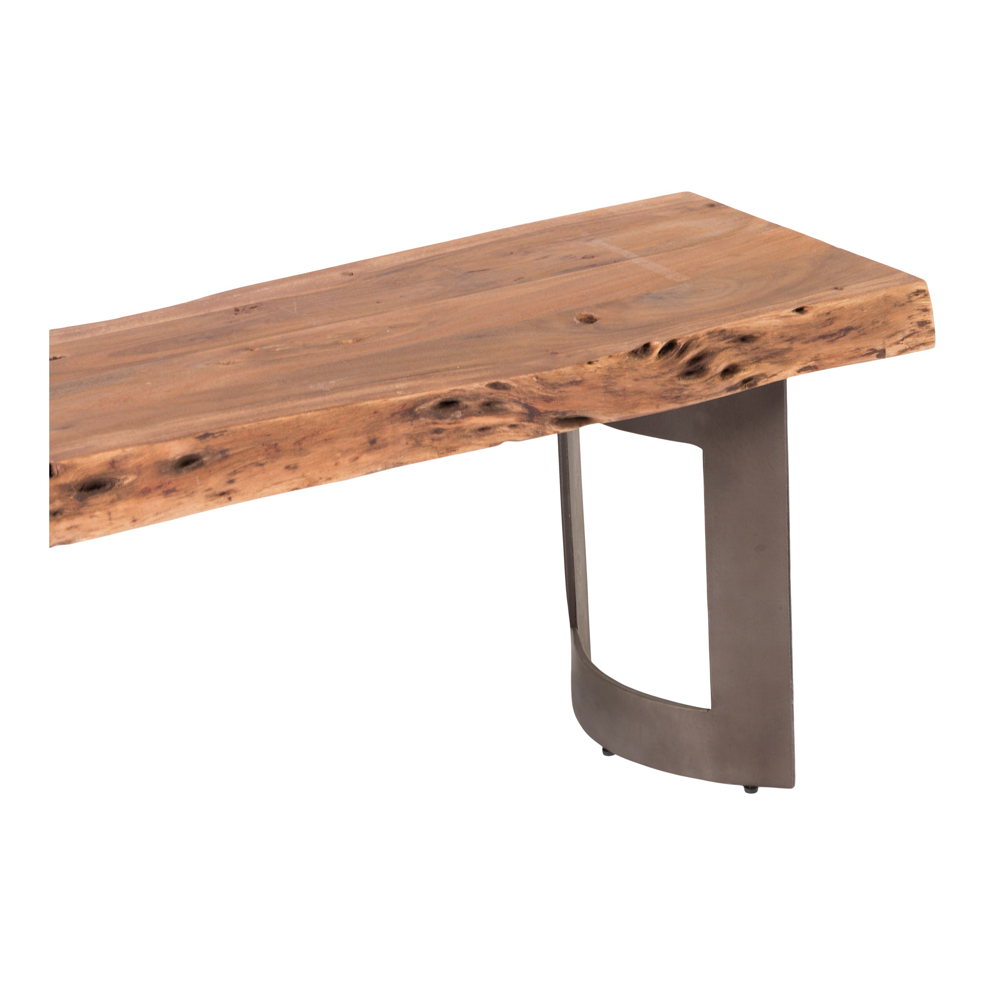 Bent Bench Large Brown - Moes Home