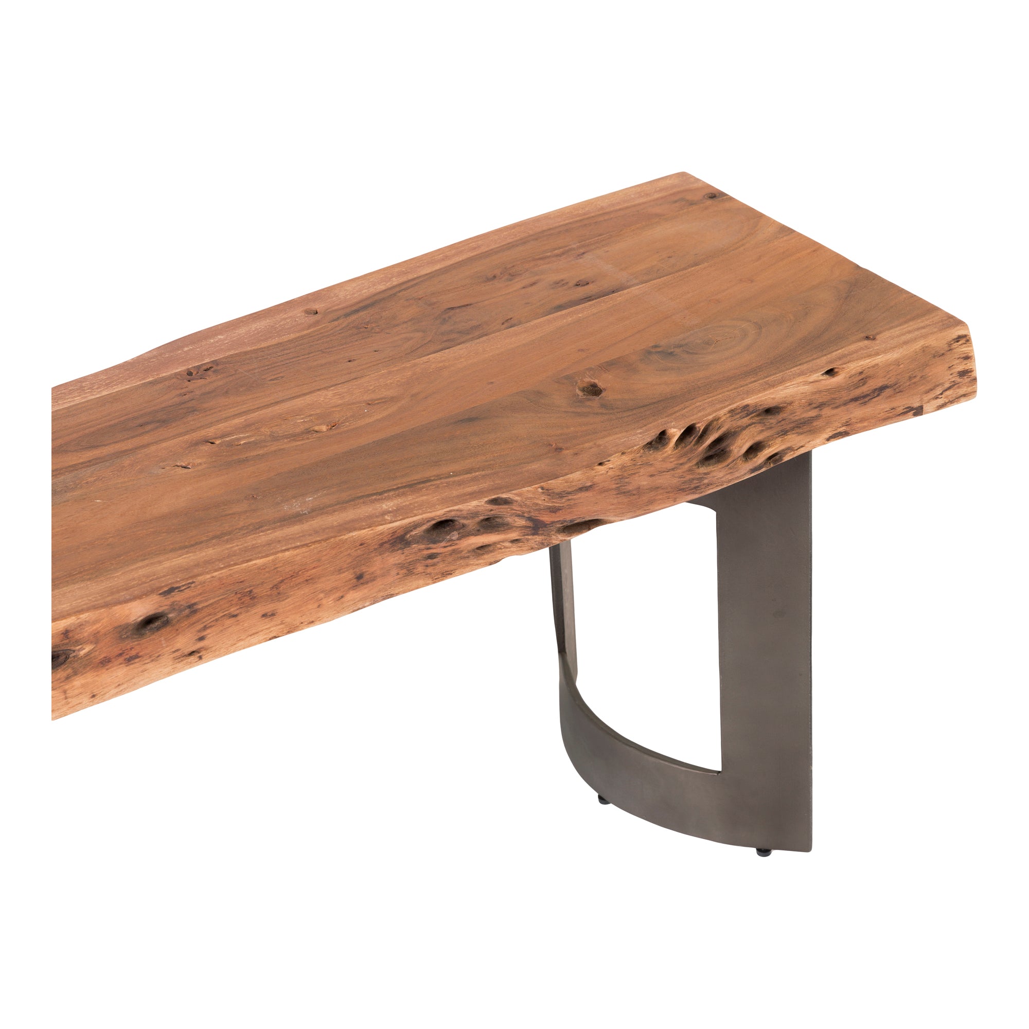 Bent Bench Large Brown - Moes Home