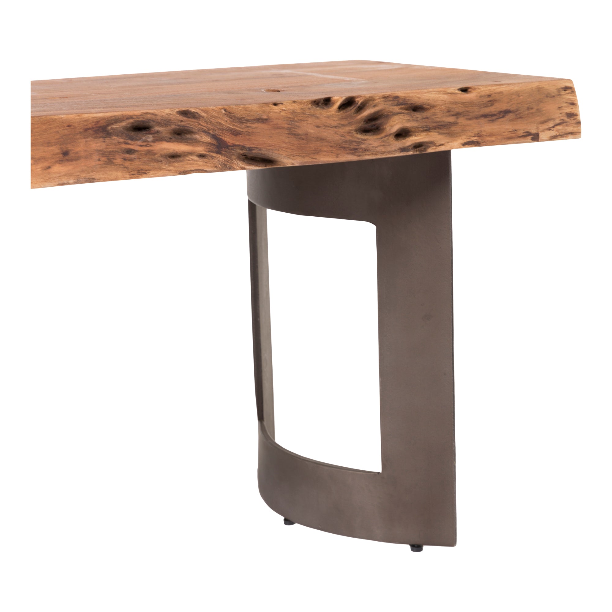 Bent Bench Large Brown - Moes Home