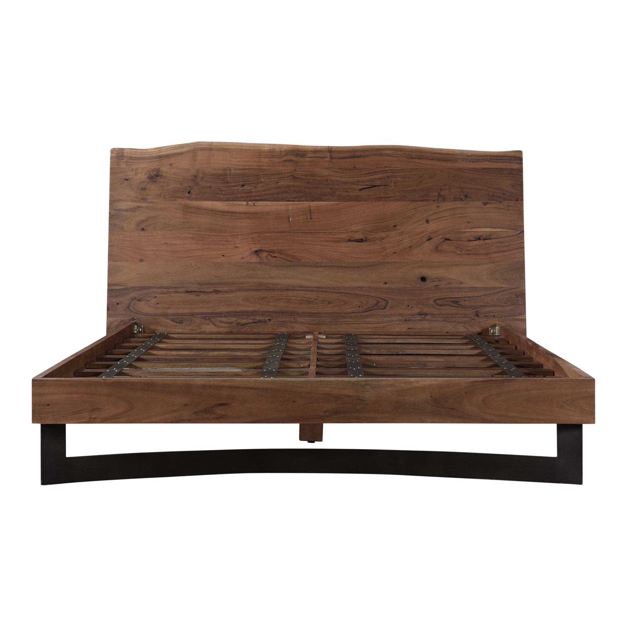 Bent Queen Size Bed Brown - Moes Home