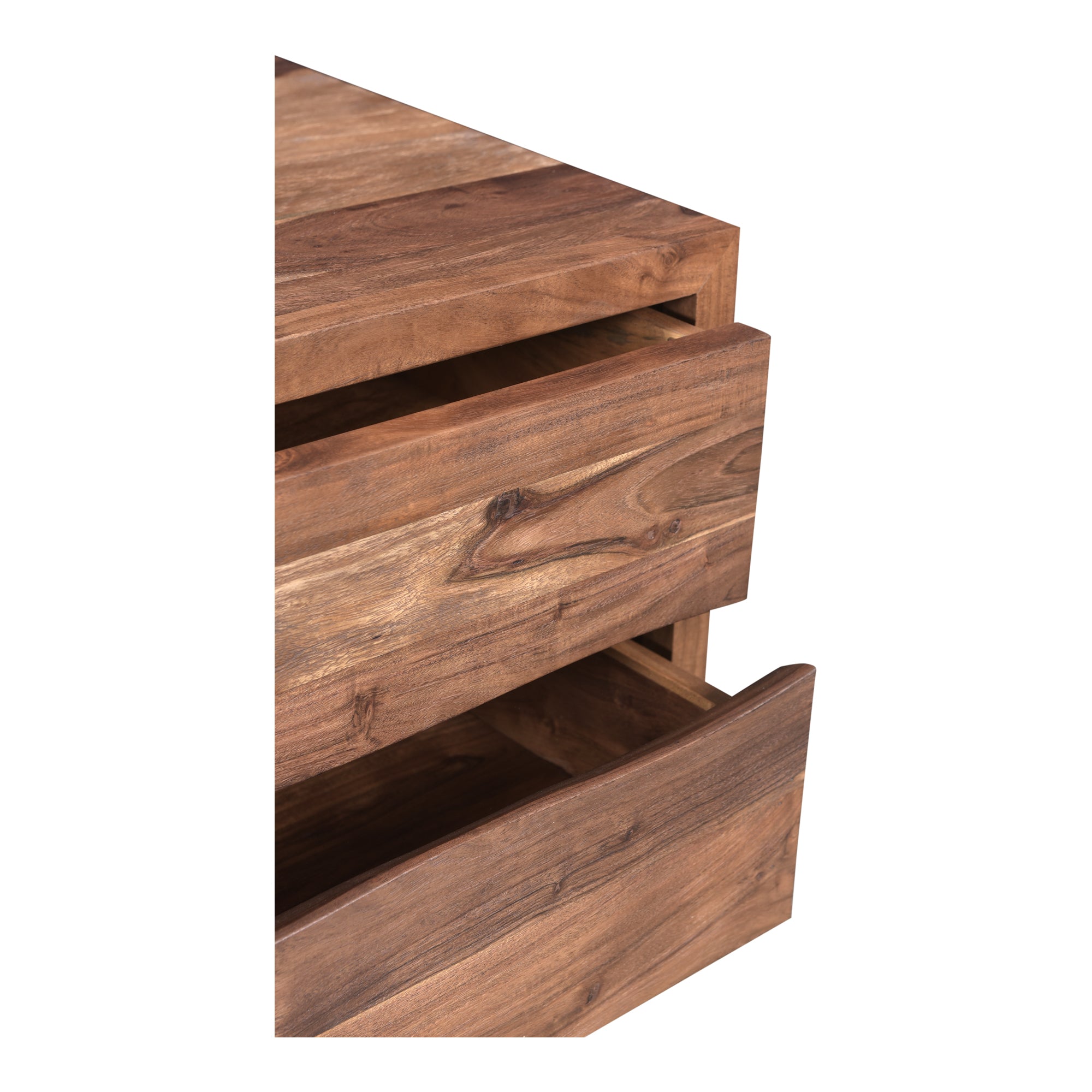 Bent Nightstand Brown - Moes Home