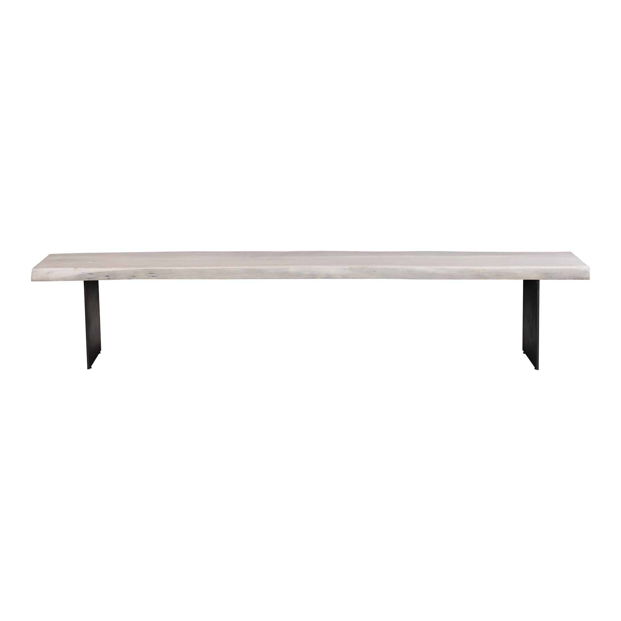 Evans Dining Bench White - Moes Home