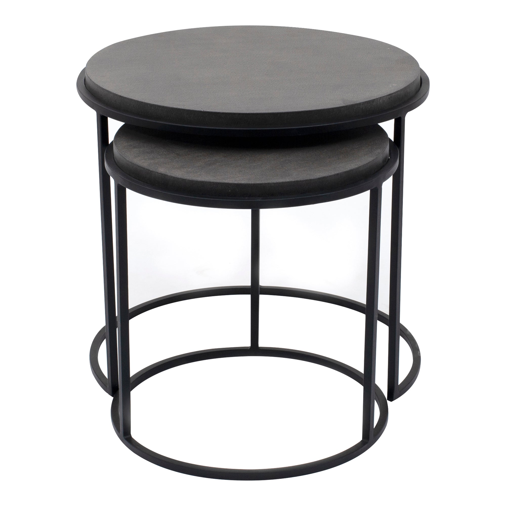 Roost Nesting Tables Black Set Of 2 - Moes Home