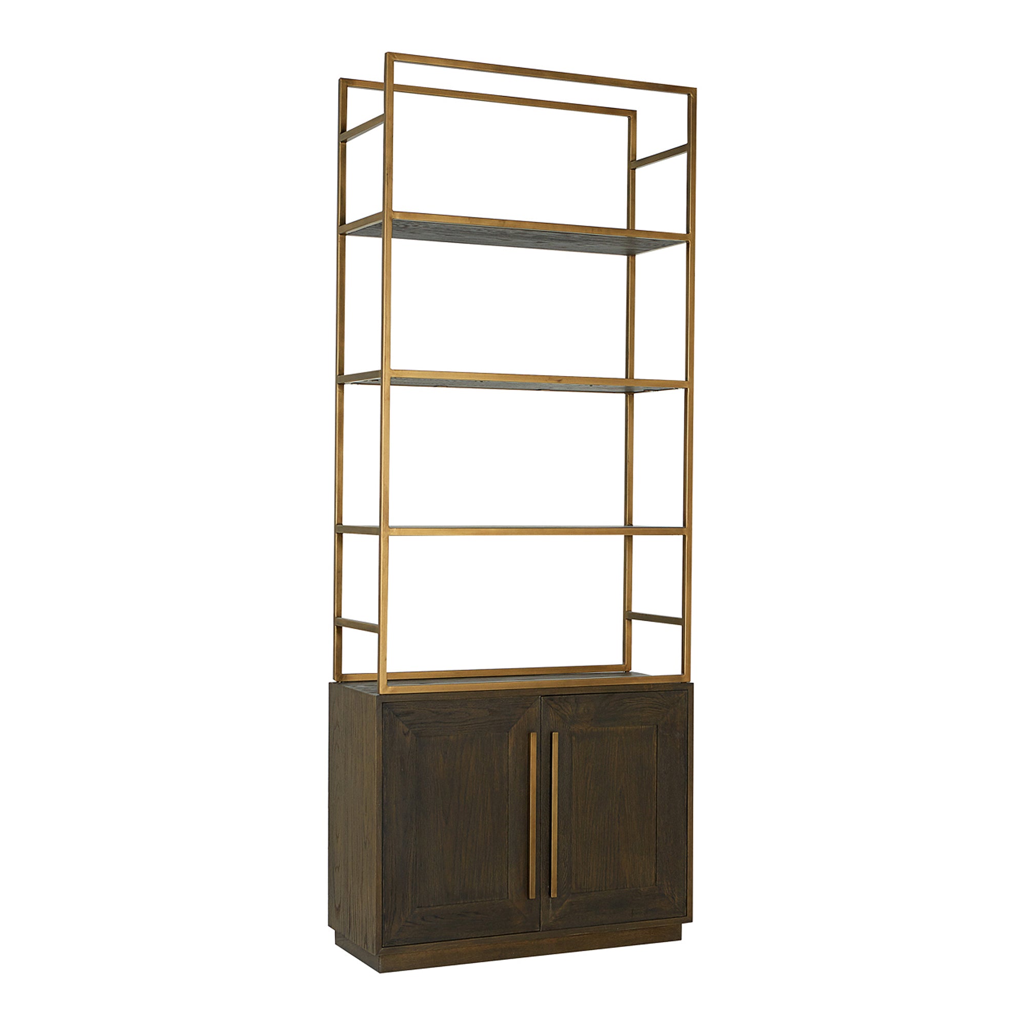 Elliot Bookshelf Brown - Moes Home