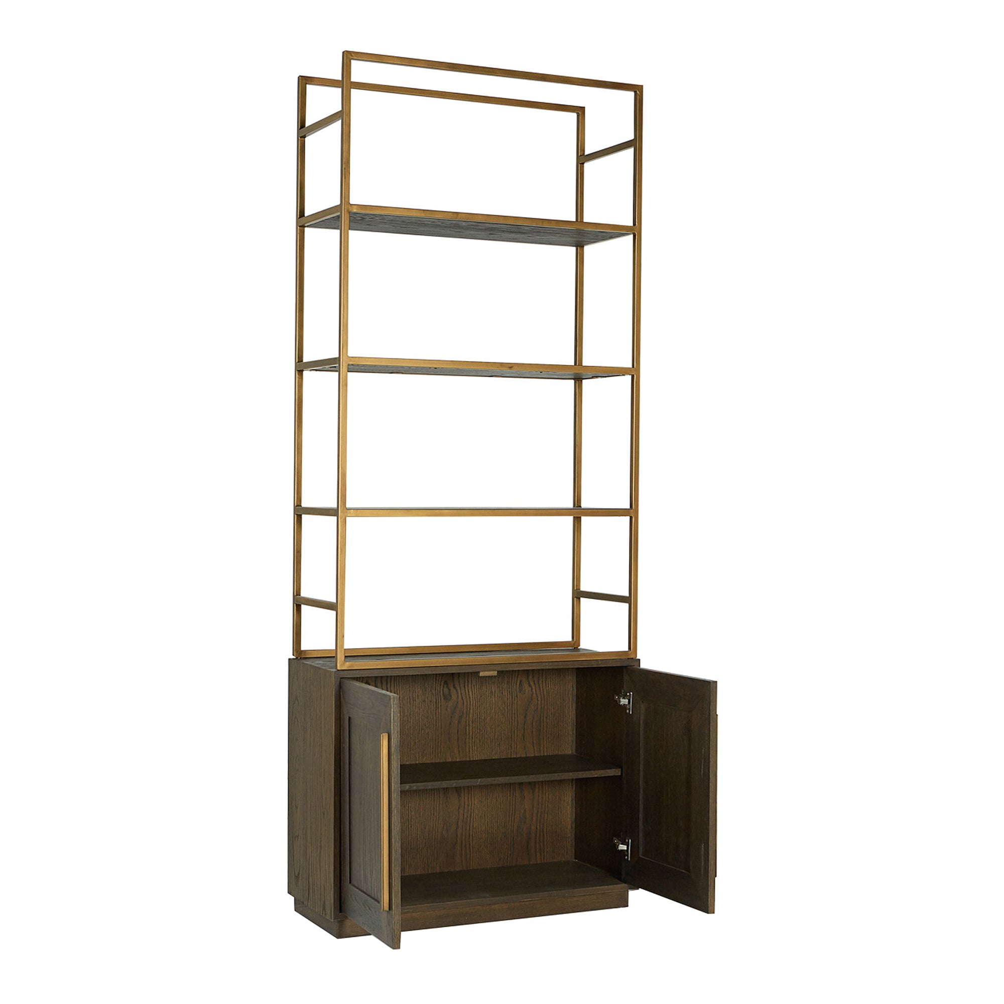Elliot Bookshelf Brown - Moes Home