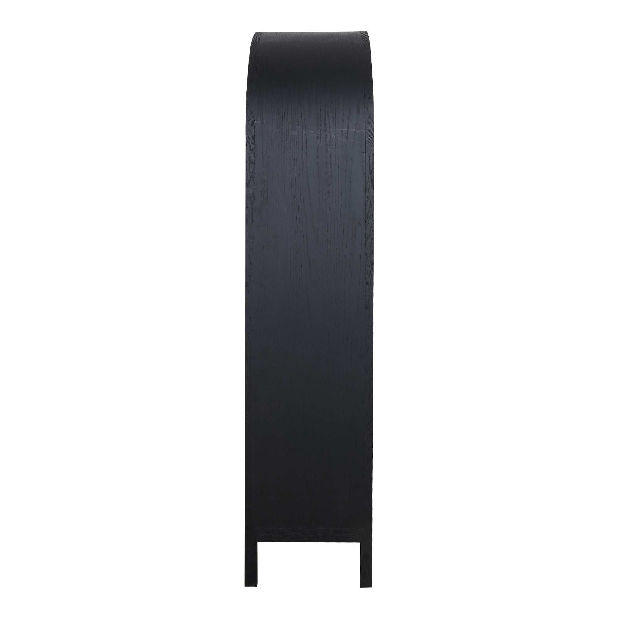 Wilde Display Cabinet Black Oak - Moes Home
