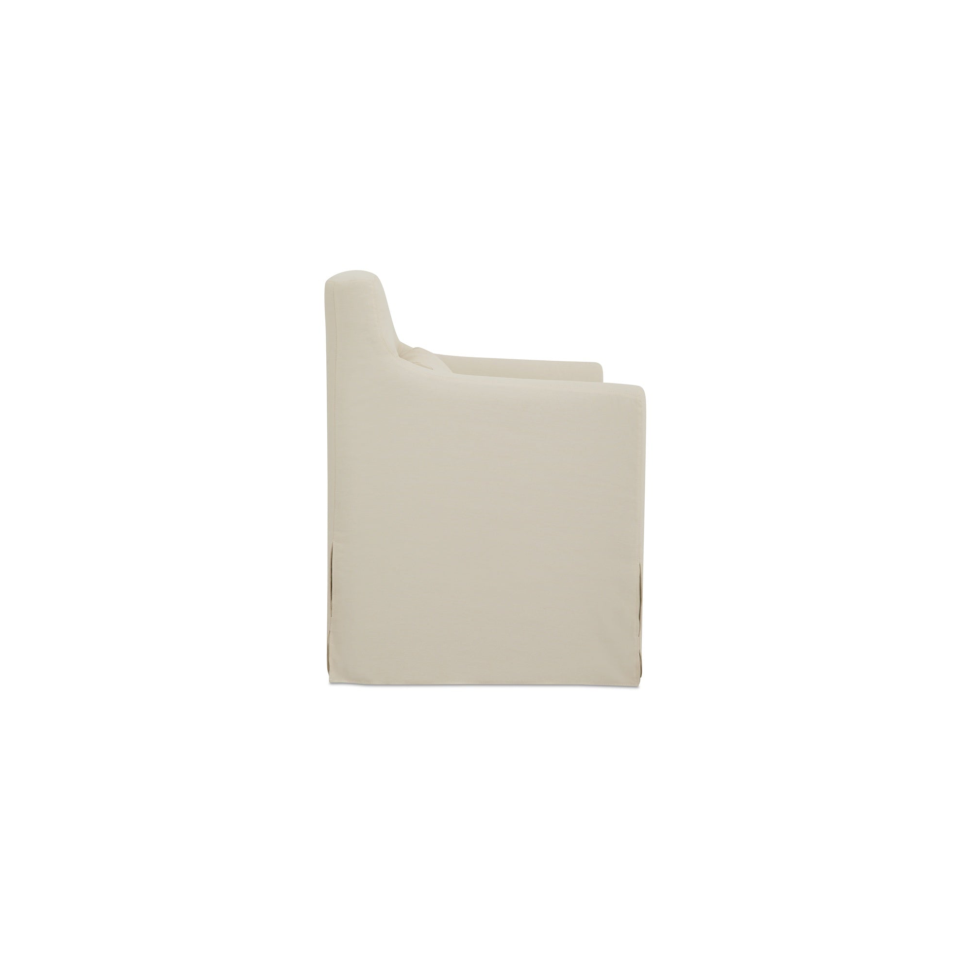 Lydia Outdoor Slipcover Dining Chair Light Brown