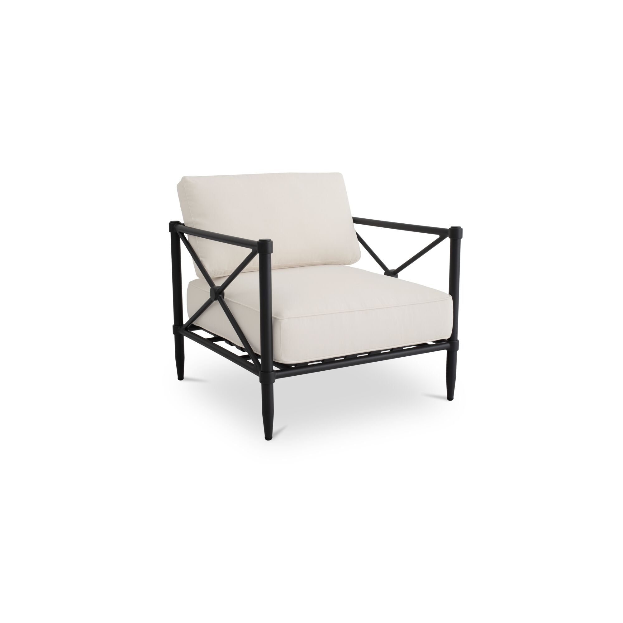 Willow Outdoor Accent Chair Light Brown