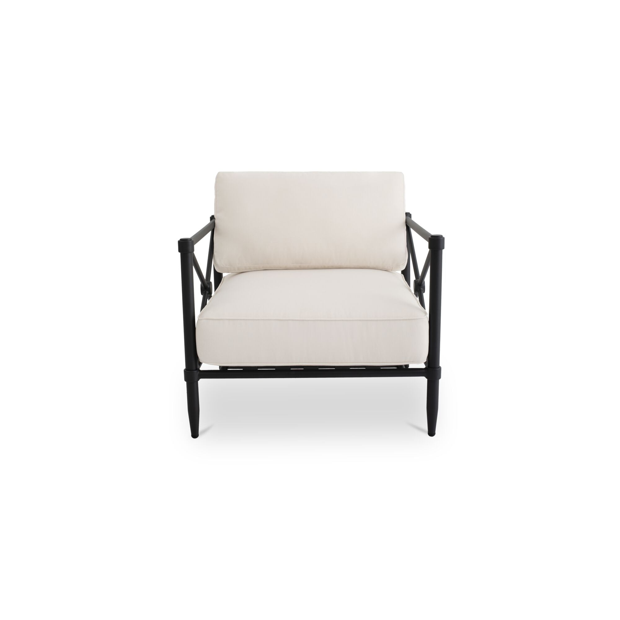 Willow Outdoor Accent Chair Light Brown