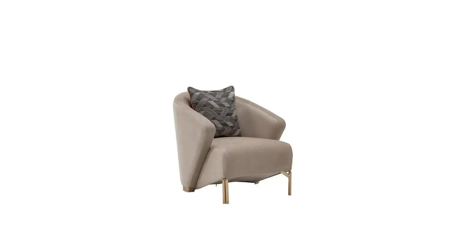 Veronica Living Room 3 PCS - Silver Vizon - Best Buy Furniture