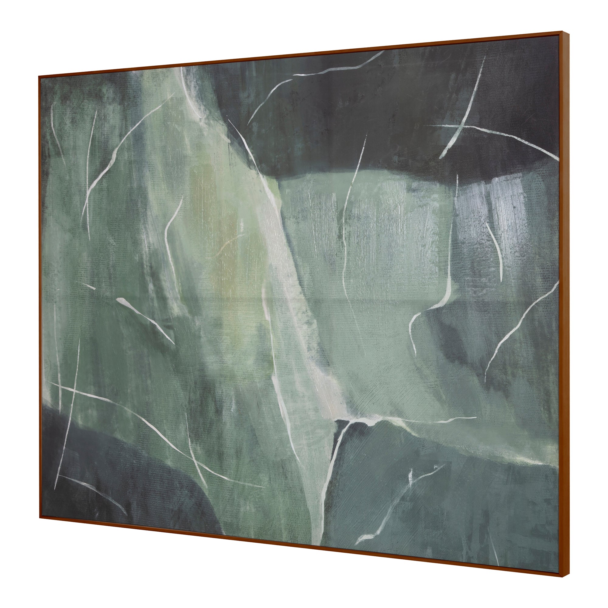 Impression Framed Painting Verdant Palette - Moes Home
