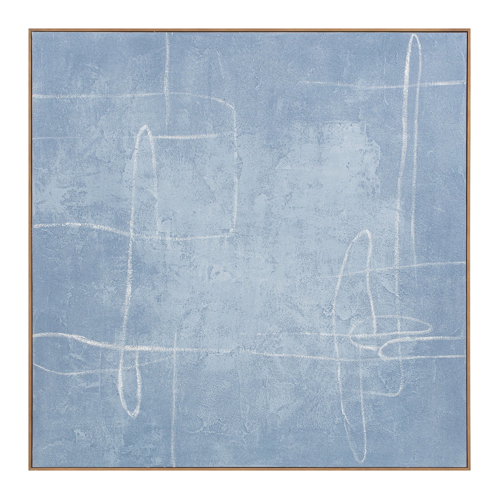 Notion Framed Painting Blue - Moes Home