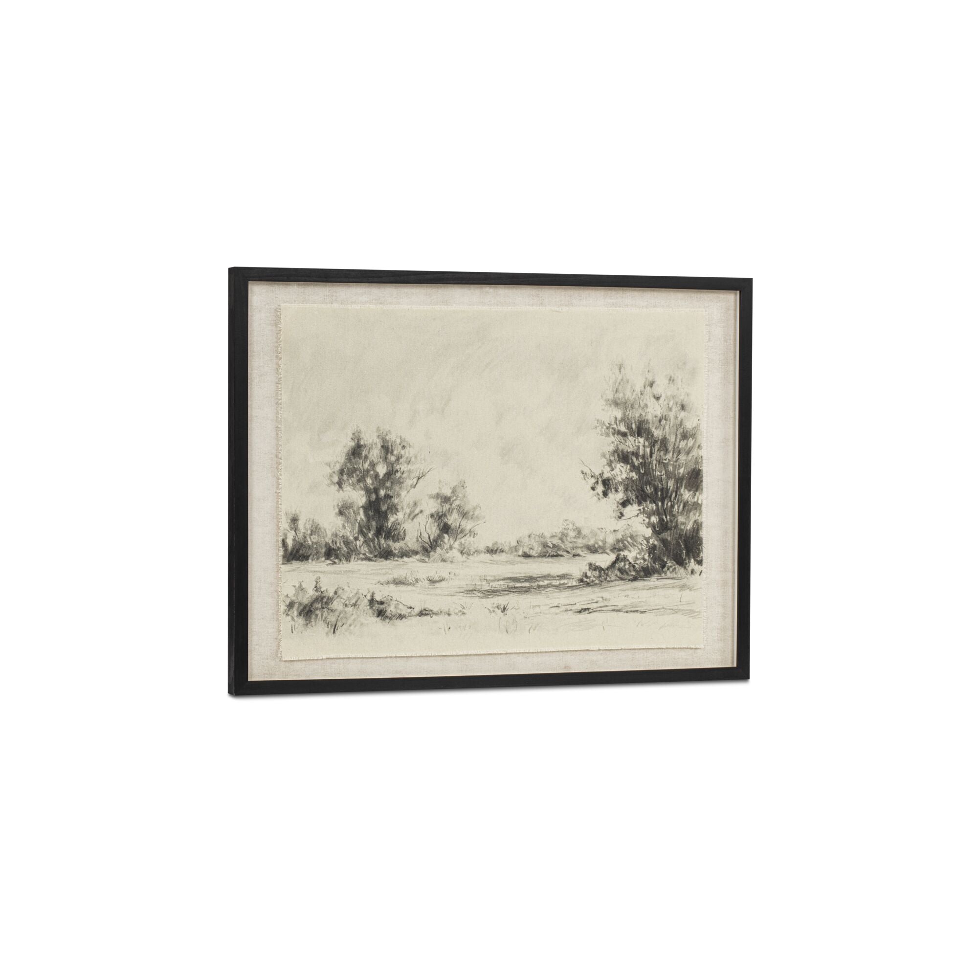 Briar Framed Print On Linen - Moes Home