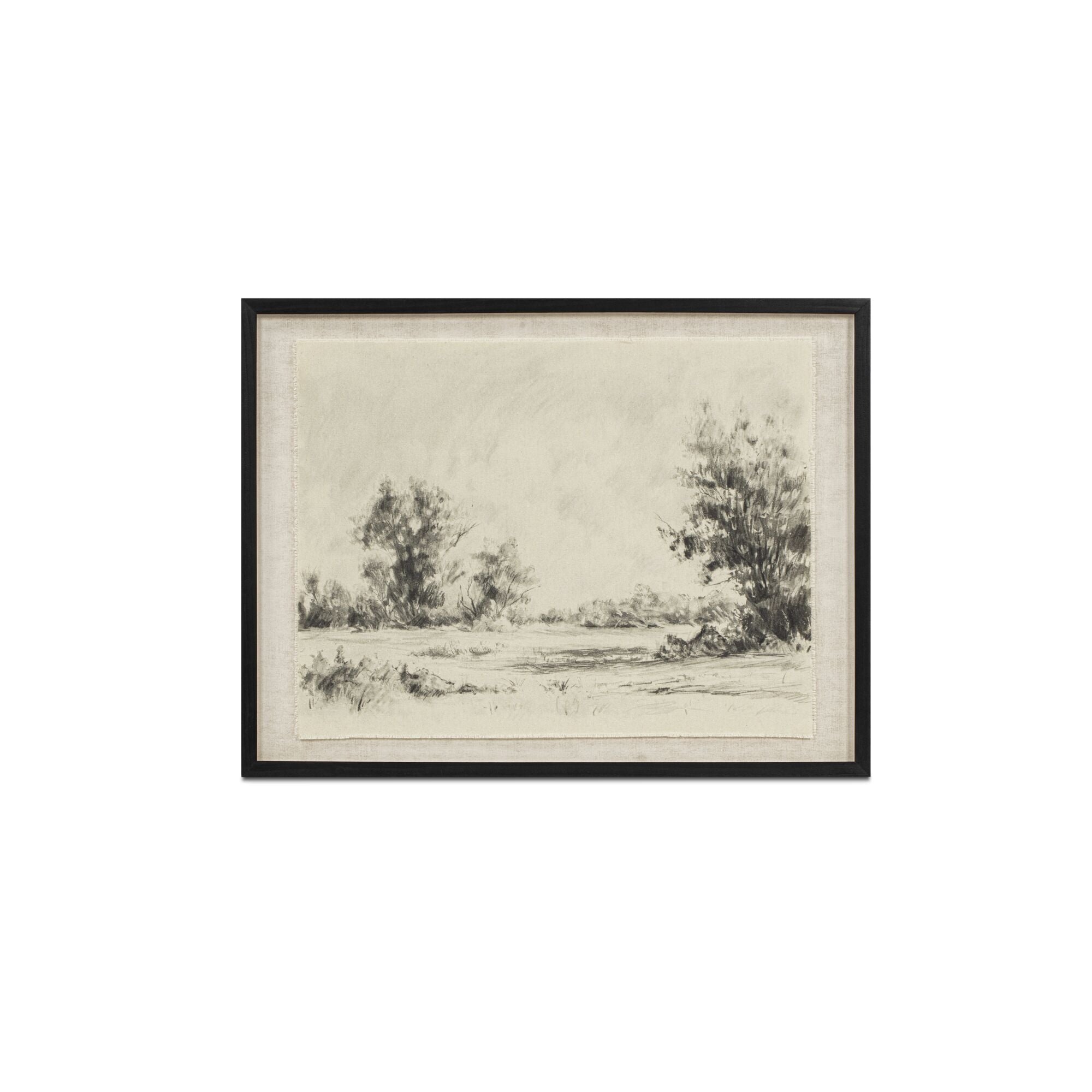 Briar Framed Print On Linen - Moes Home