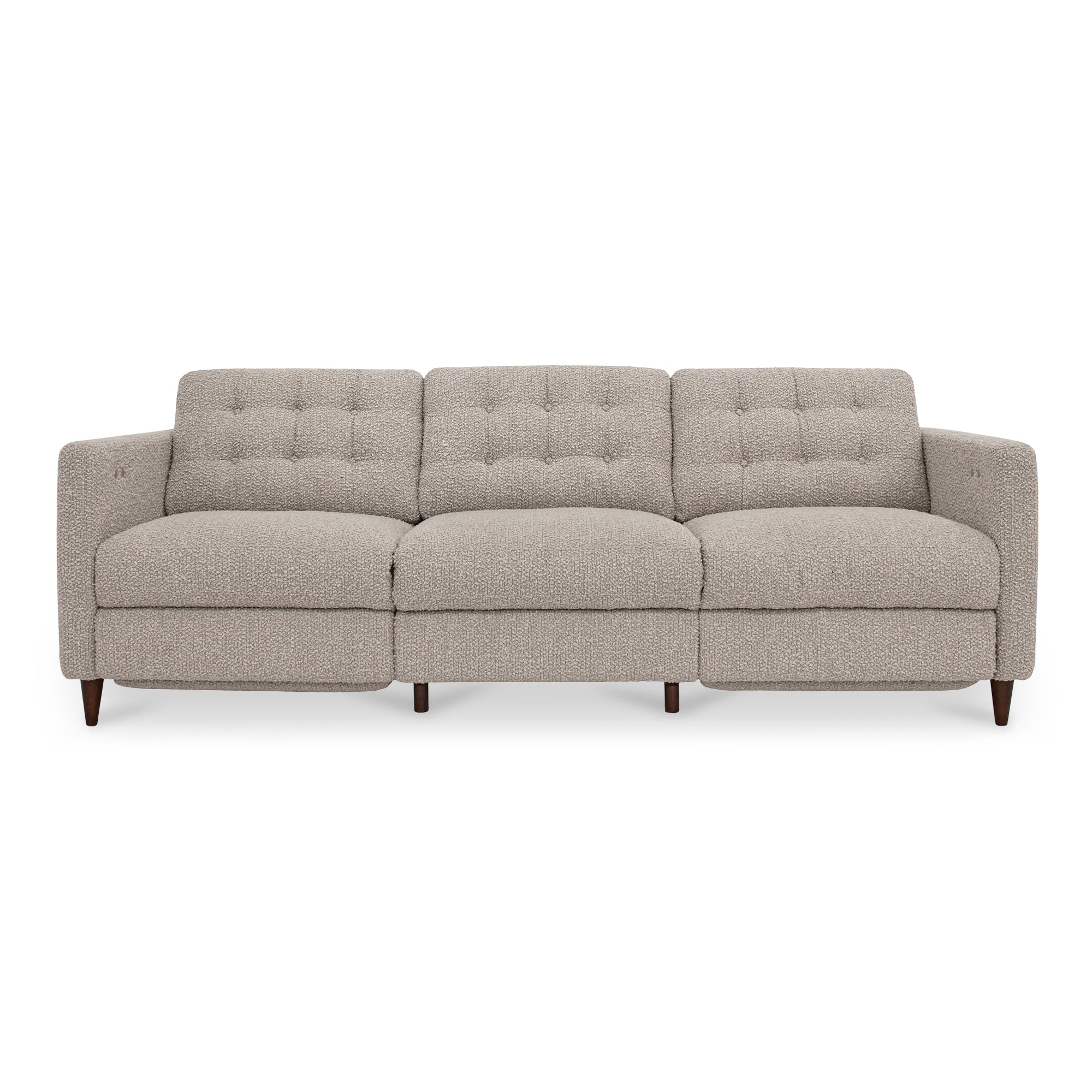 Bridgers Power Recliner Sofa Warm Grey