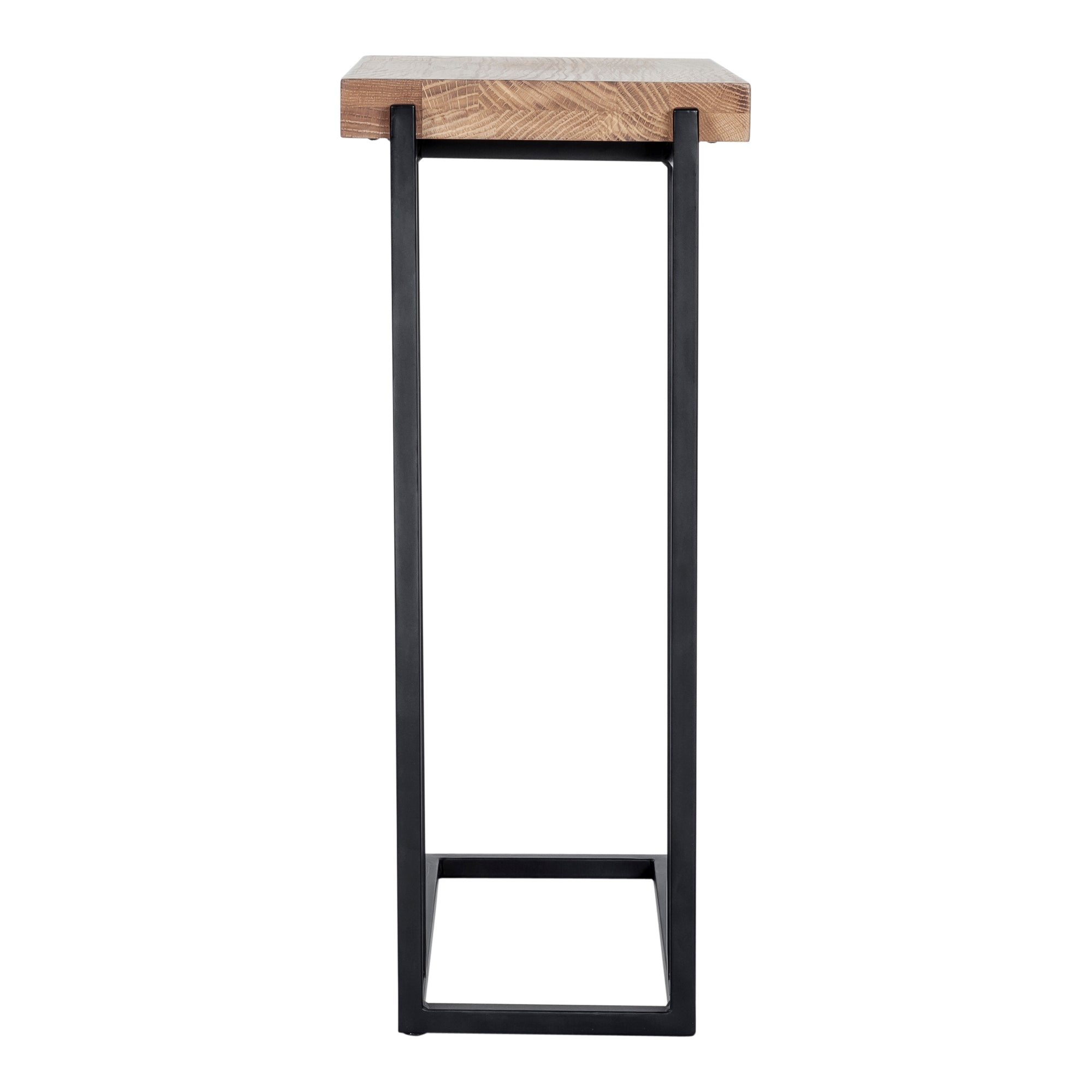 Mila C Shaped Side Table Natural - Moes Home