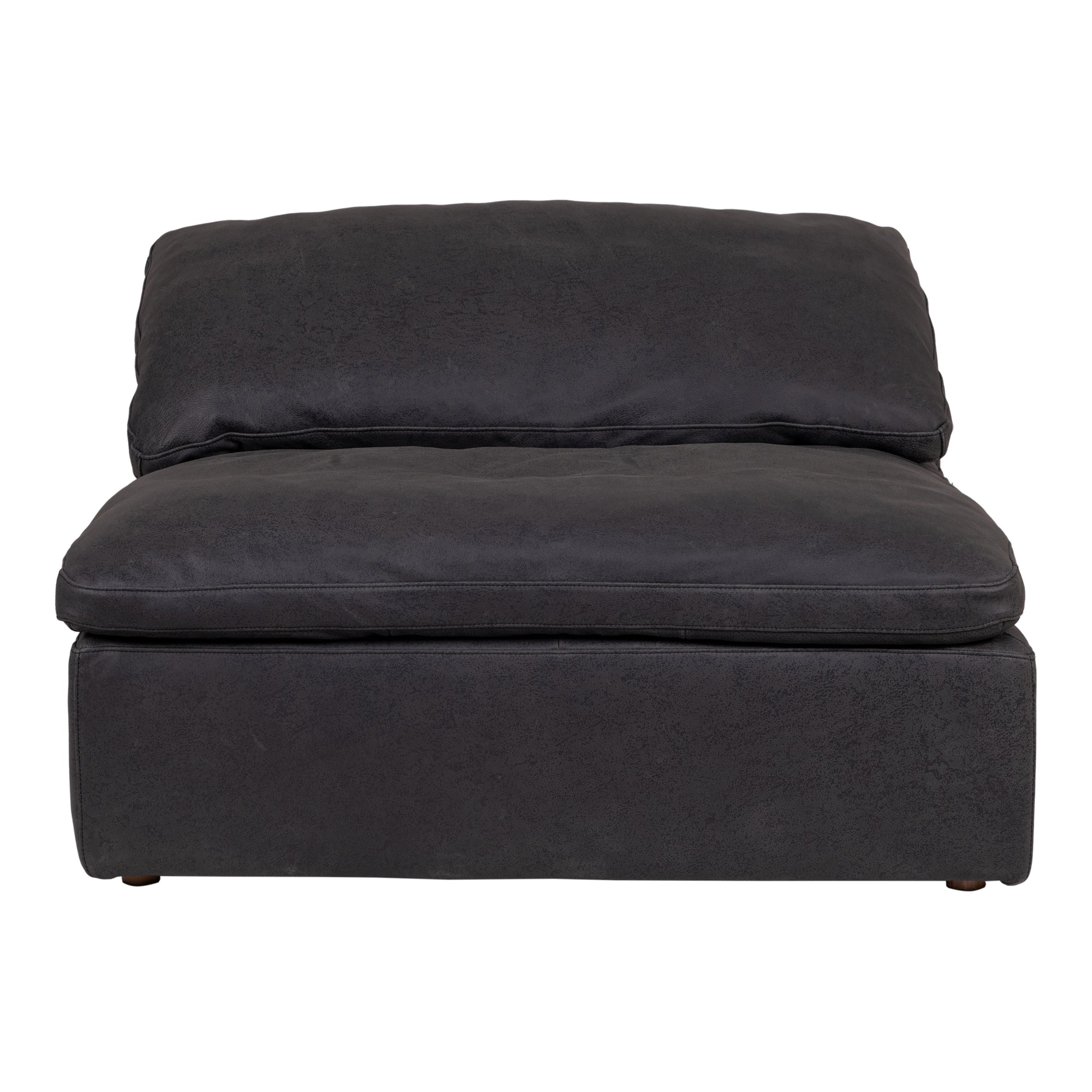 Clay Leather Slipper Chair - Moes Home
