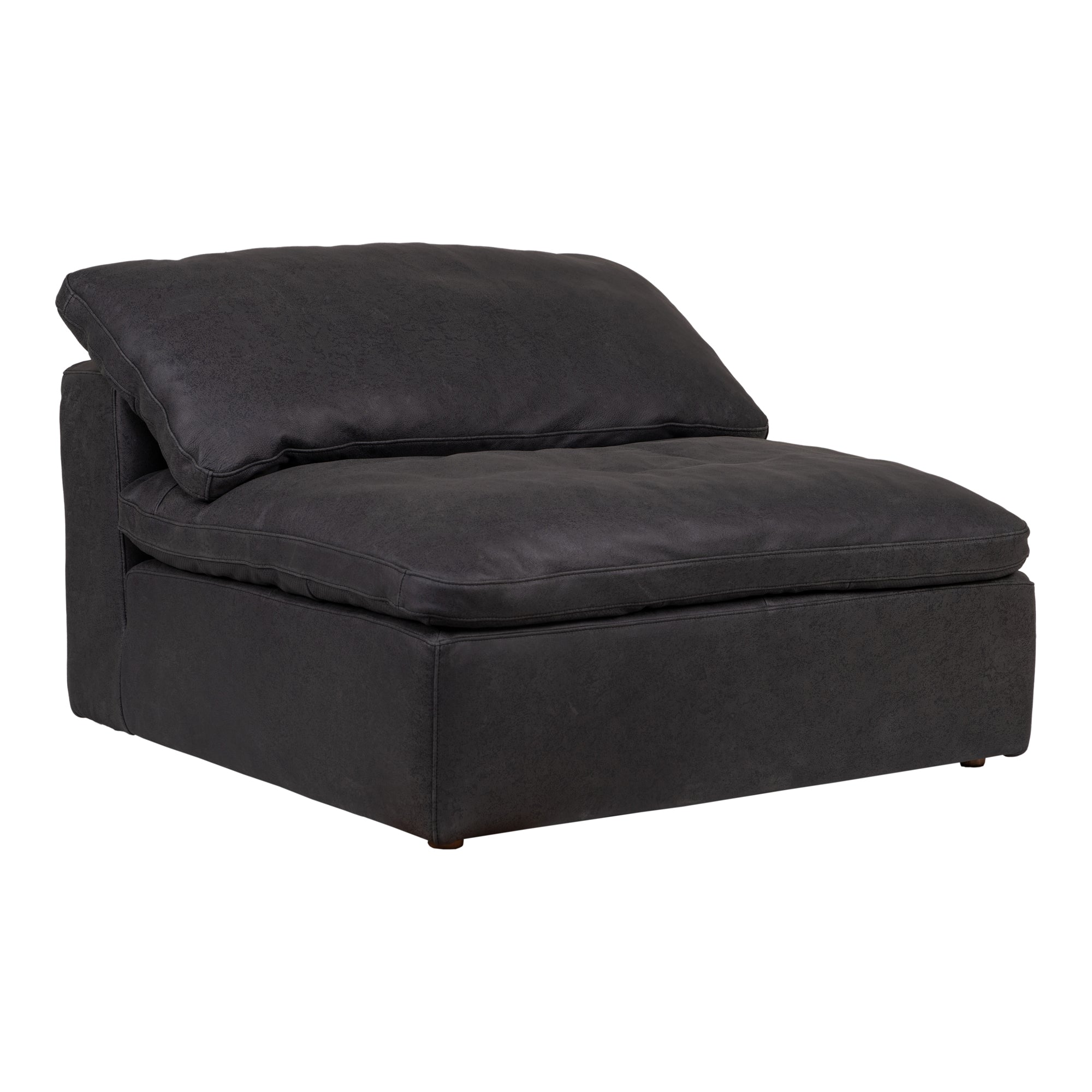 Clay Leather Slipper Chair - Moes Home