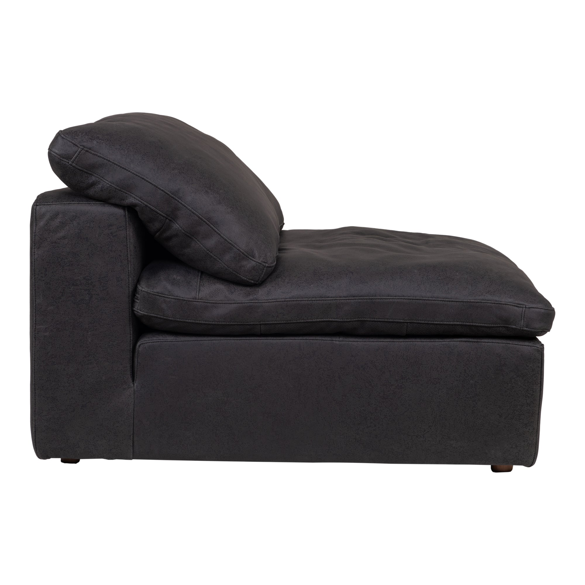 Clay Leather Slipper Chair - Moes Home