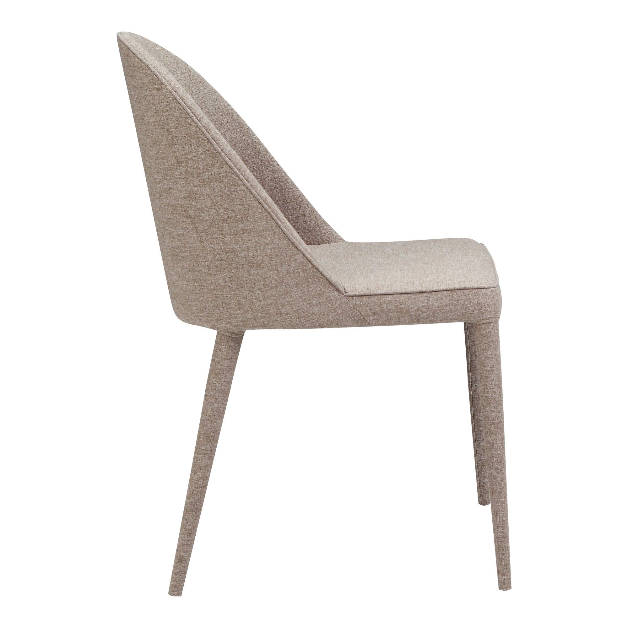 Burton Dining Chair Light Grey - Set Of Two - Moes Home