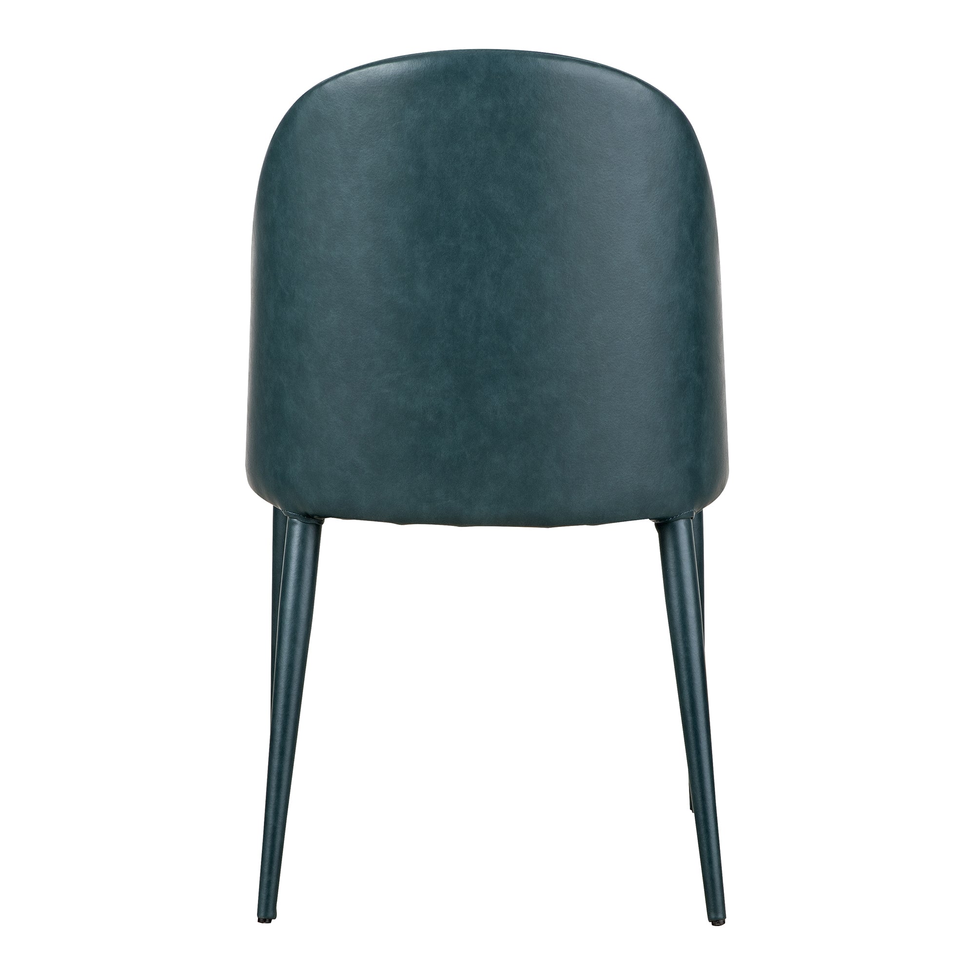 Burton Dining Chair Grey Vegan Leather - Set Of Two