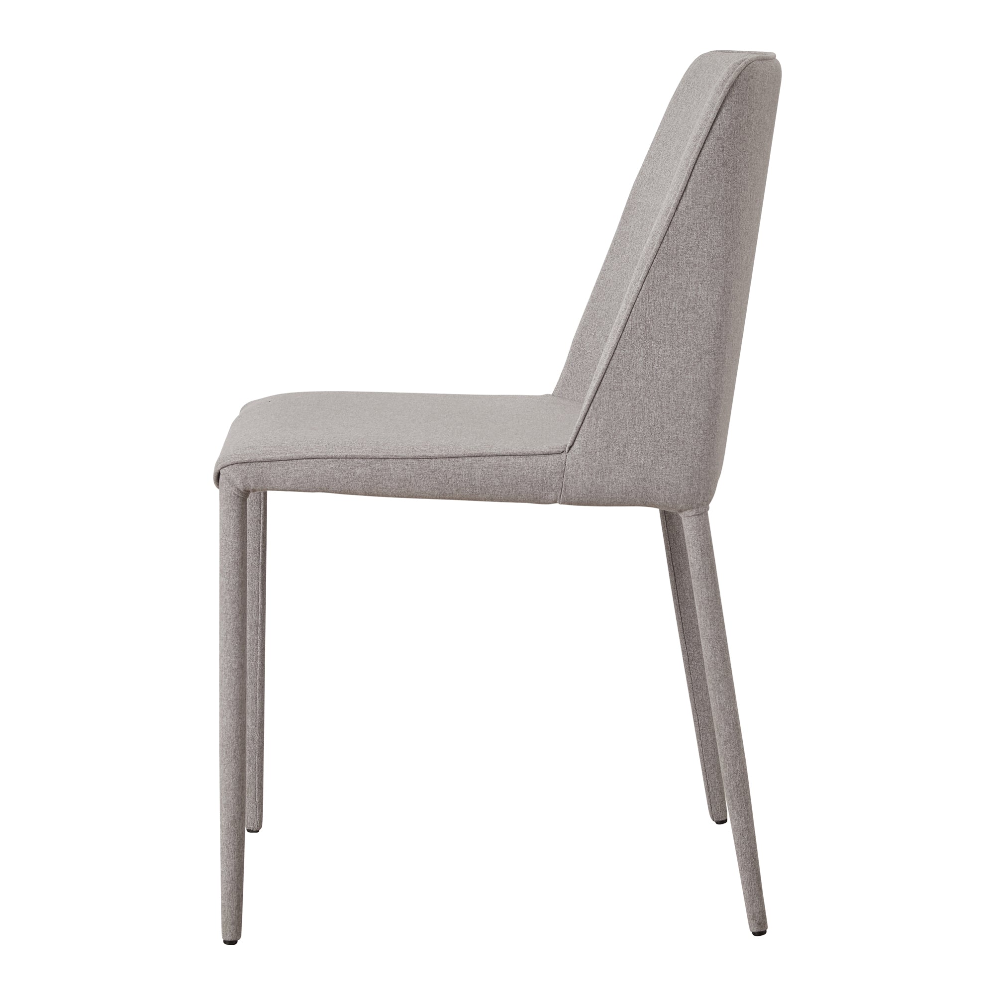 Nora Dining Chair Light Grey - Set Of Two - Moes Home