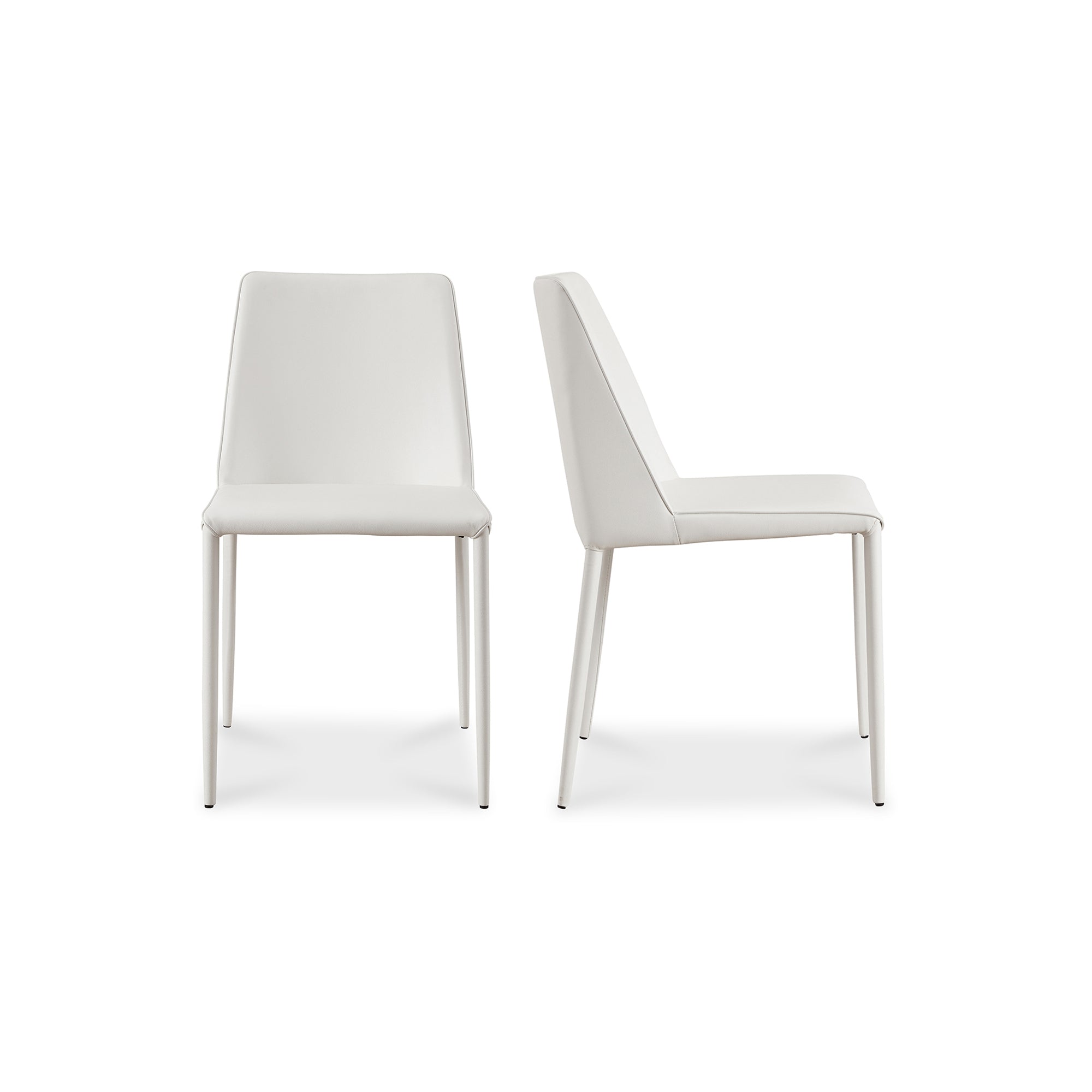 Nora Dining Chair Ocean Cavern Grey Vegan Leather - Set Of Two