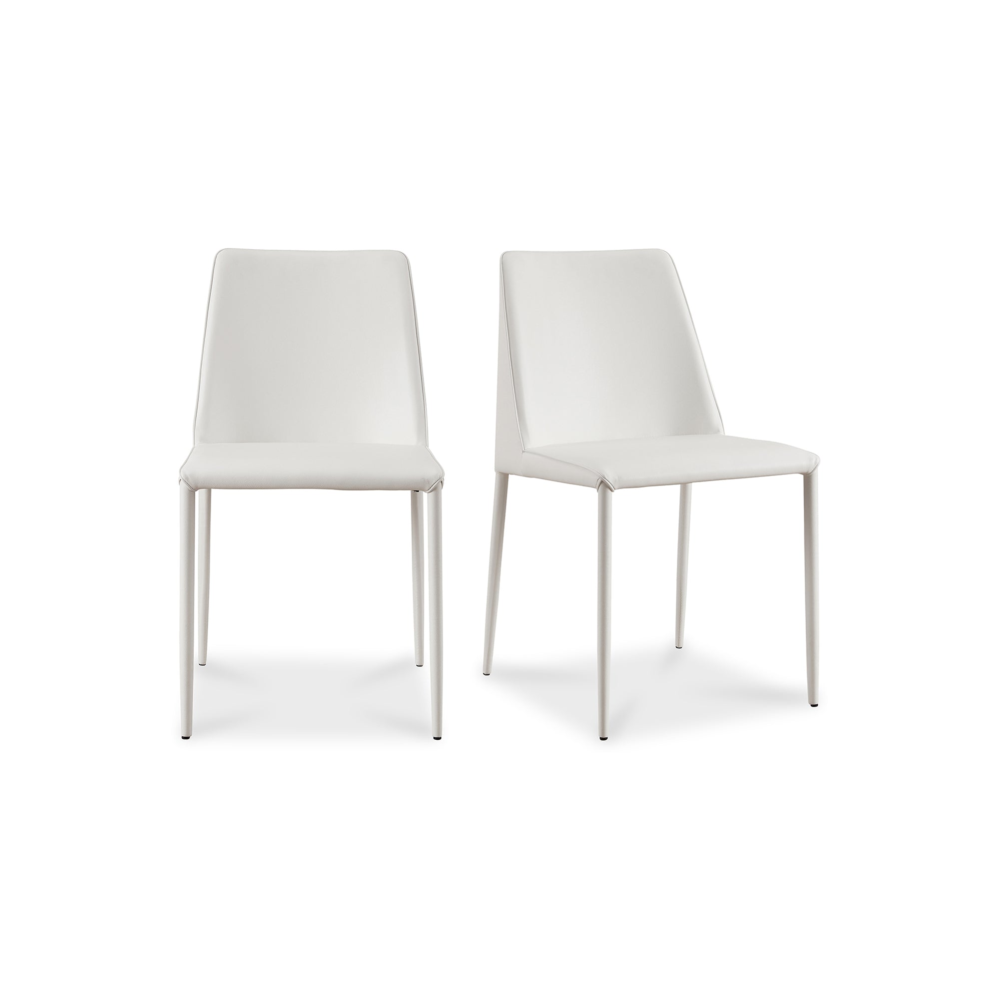 Nora Dining Chair Ocean Cavern Grey Vegan Leather - Set Of Two