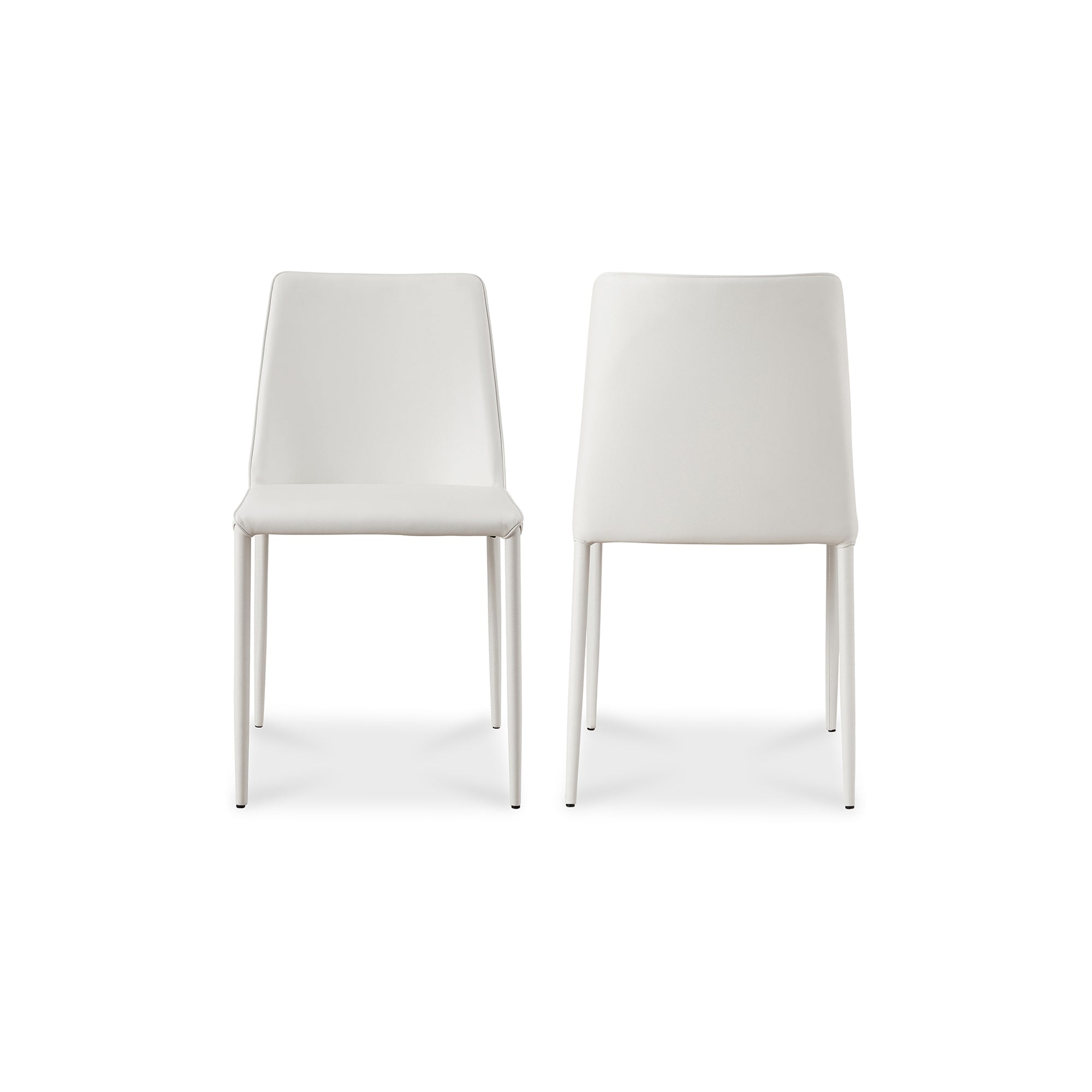 Nora Dining Chair Ocean Cavern Grey Vegan Leather - Set Of Two