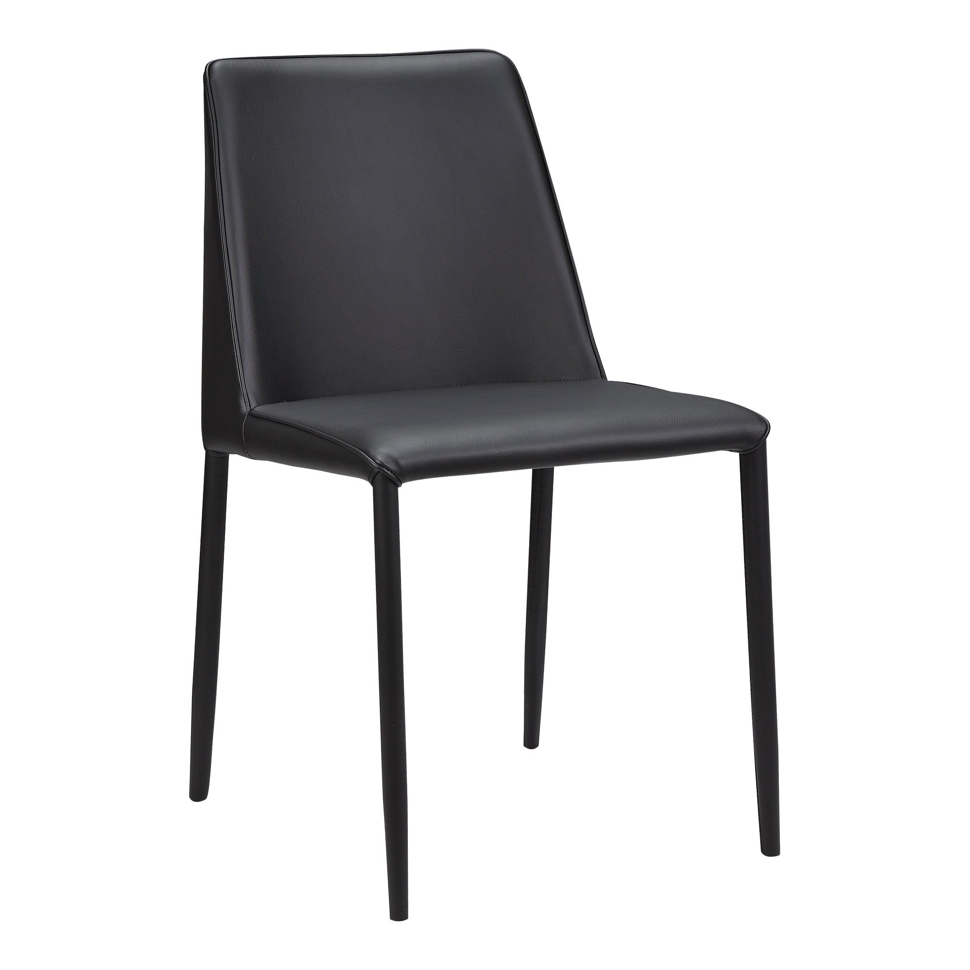 Nora Dining Chair Ocean Cavern Grey Vegan Leather - Set Of Two