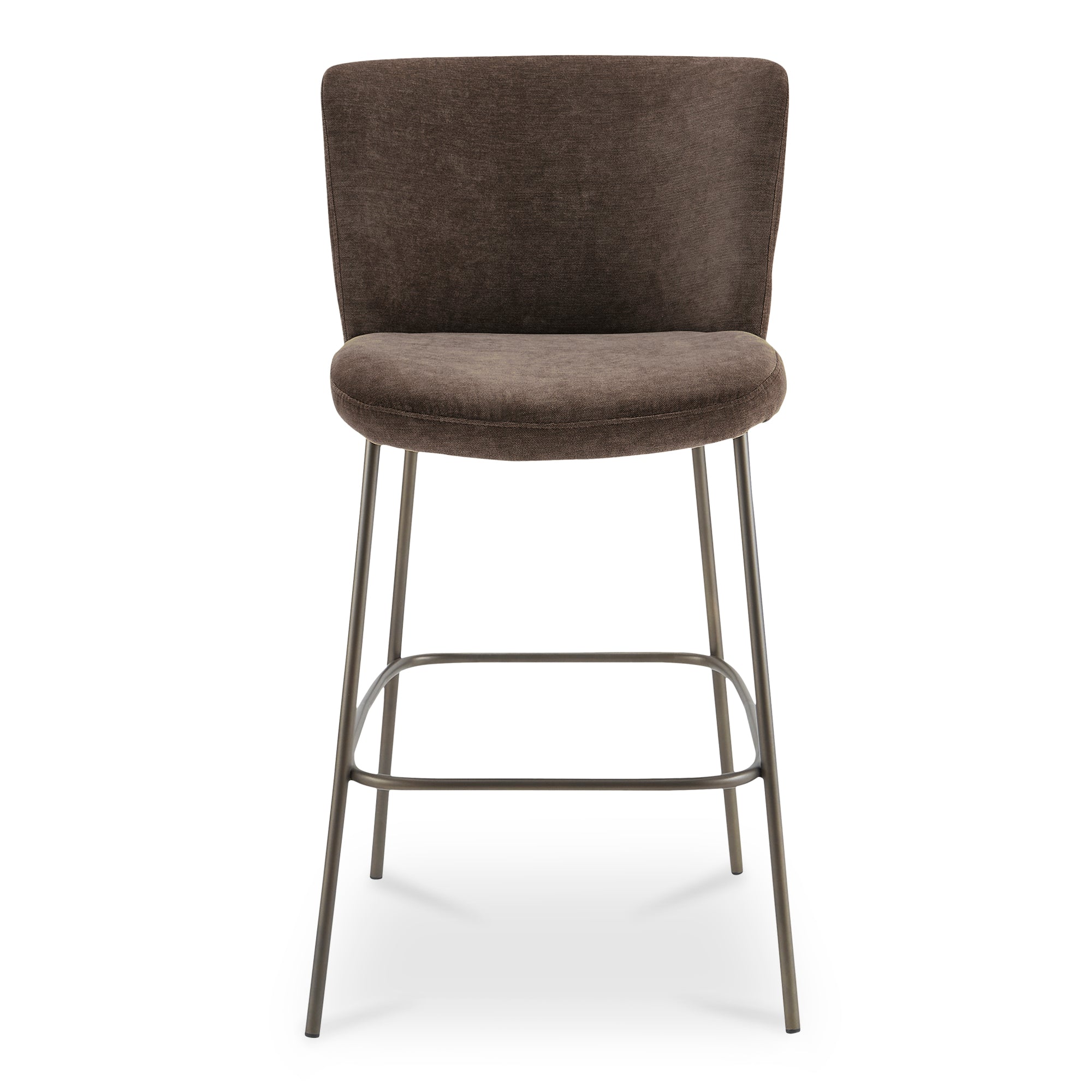 Early Bar Stool Faux Green Mohair