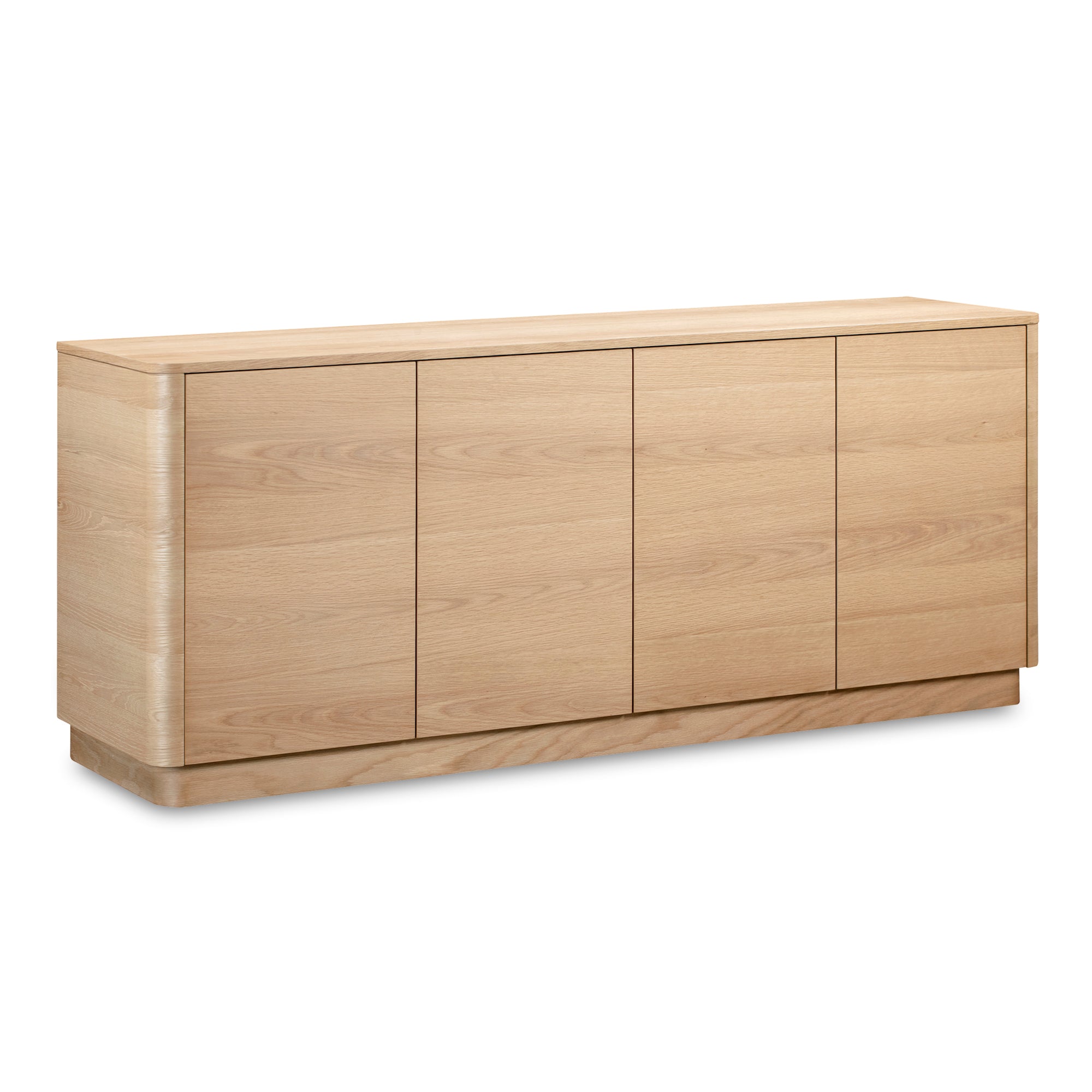 Round Off Sideboard Walnut Brown