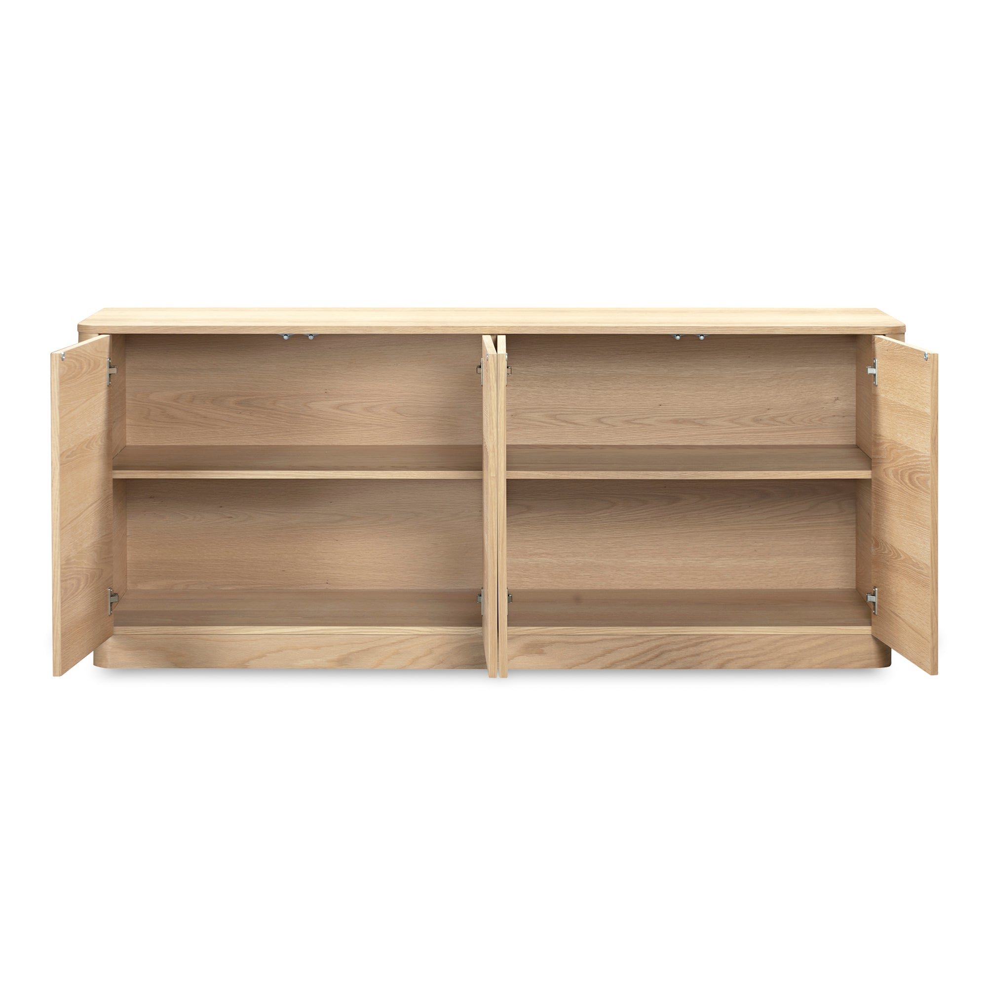 Round Off Sideboard Walnut Brown