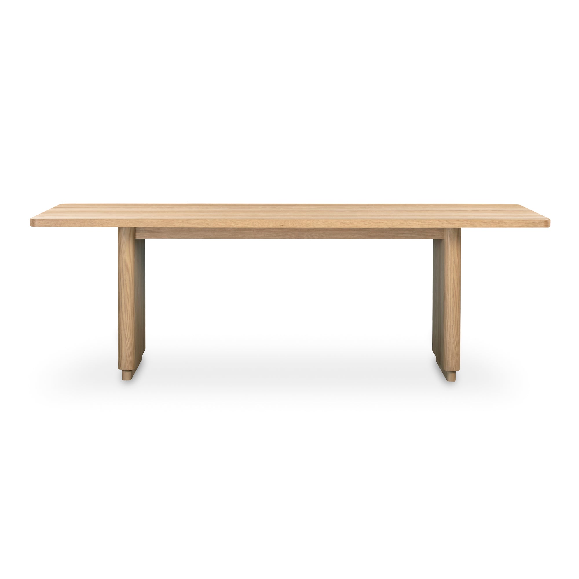 Round Off Small Dining Table Walnut Brown