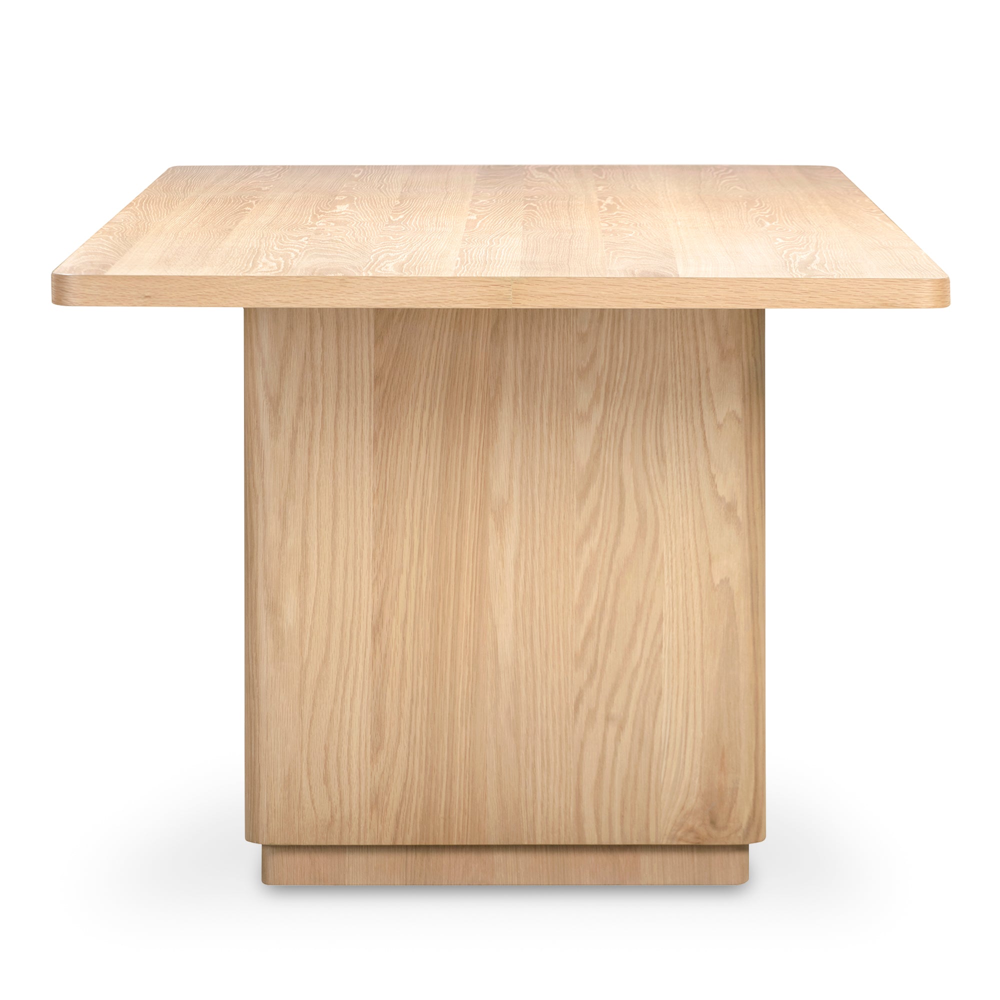 Round Off Small Dining Table Walnut Brown