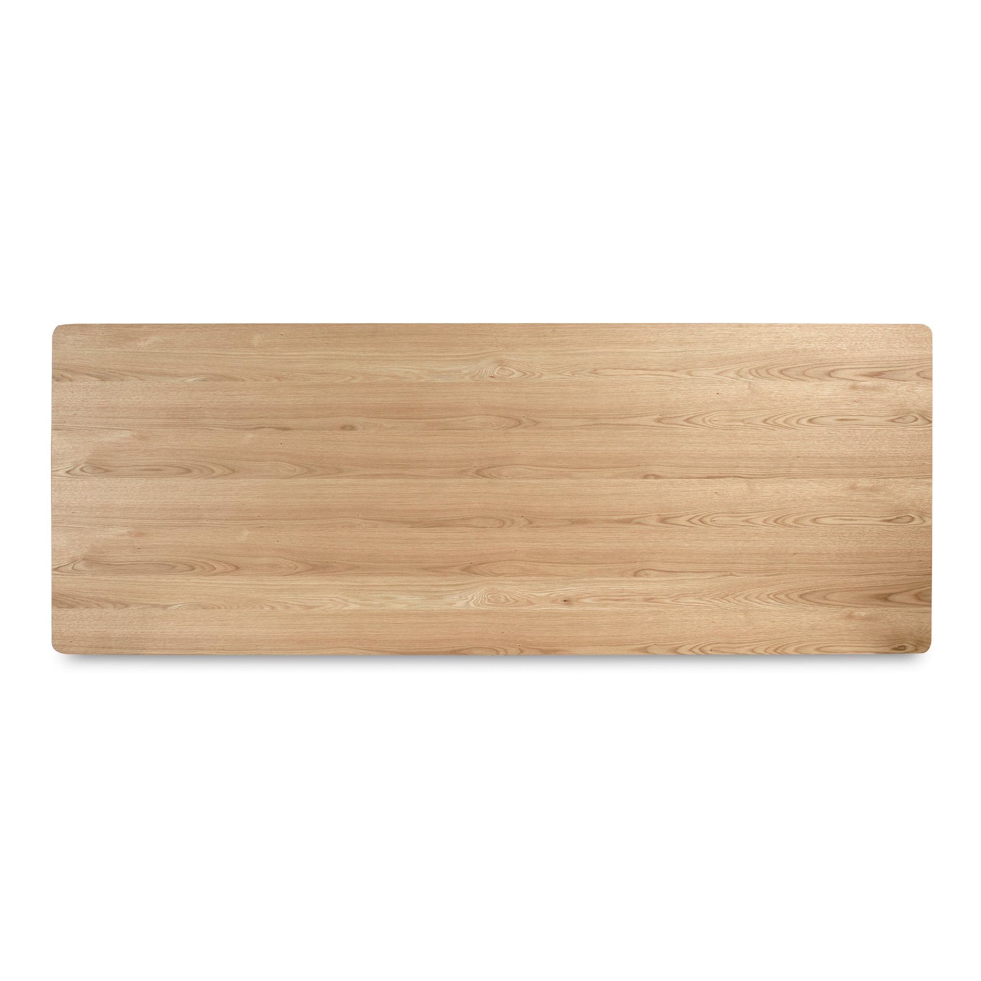 Round Off Large Dining Table Natural Oak - Moes Home