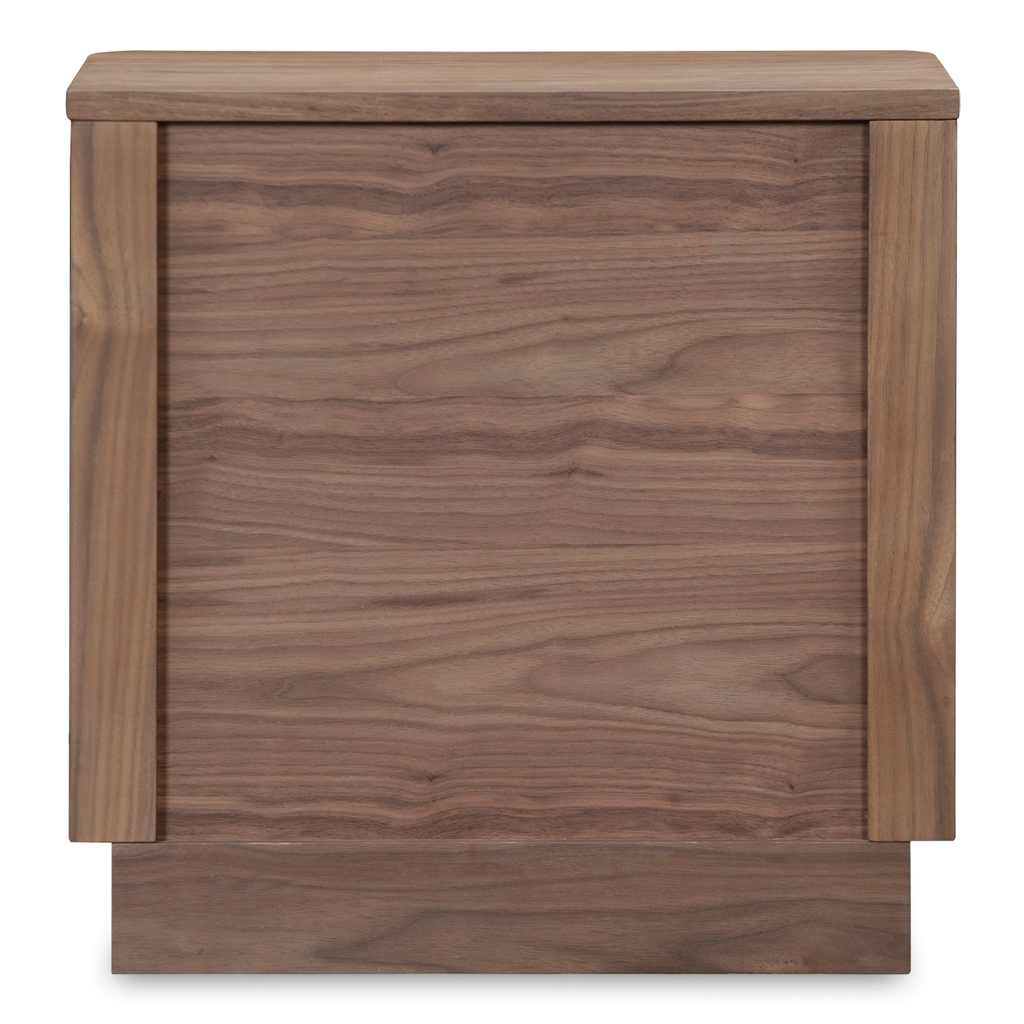 Round Off Tall Nightstand Natural Oak