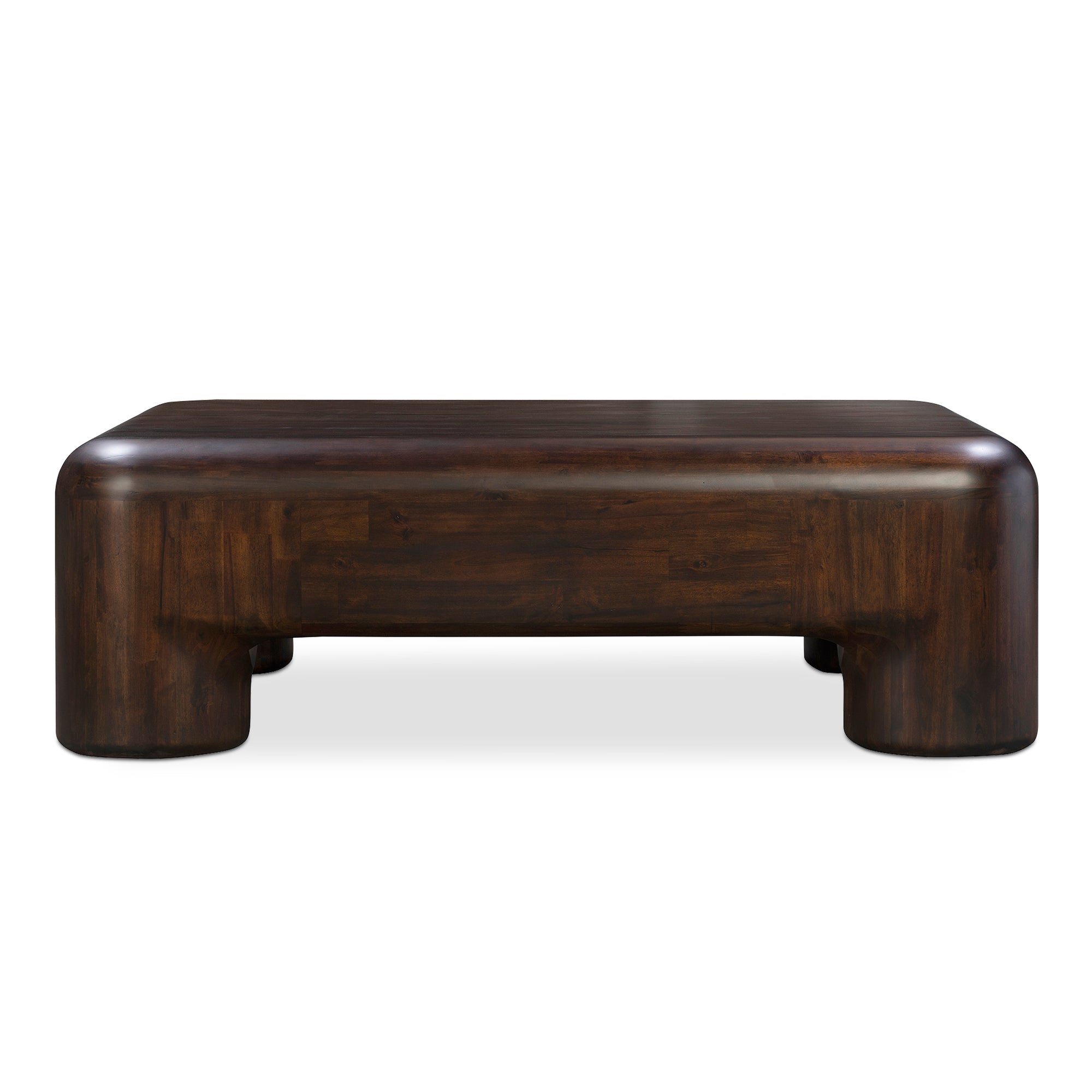 Rowan Coffee Table Dark Brown - Moes Home