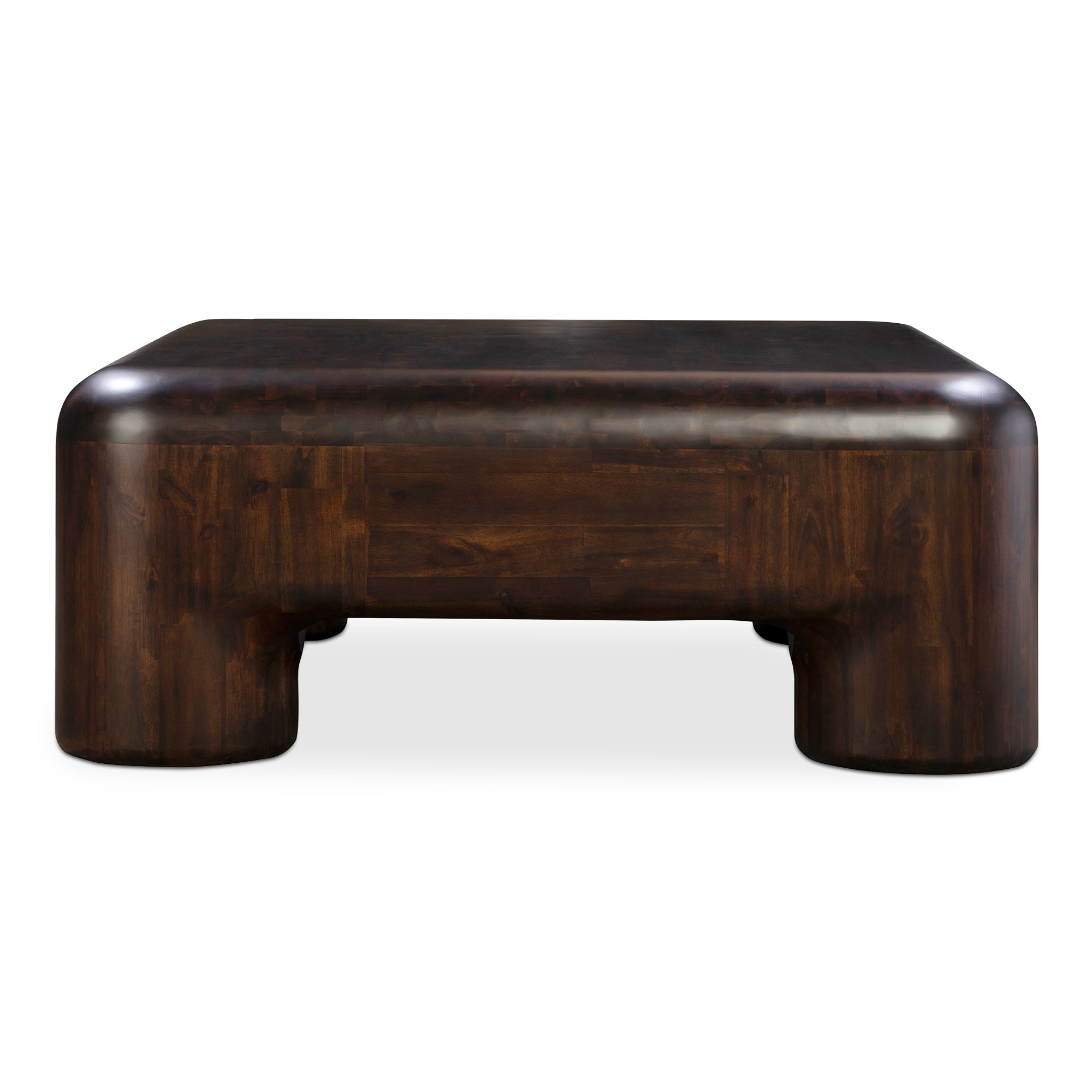 Rowan Coffee Table Dark Brown - Moes Home