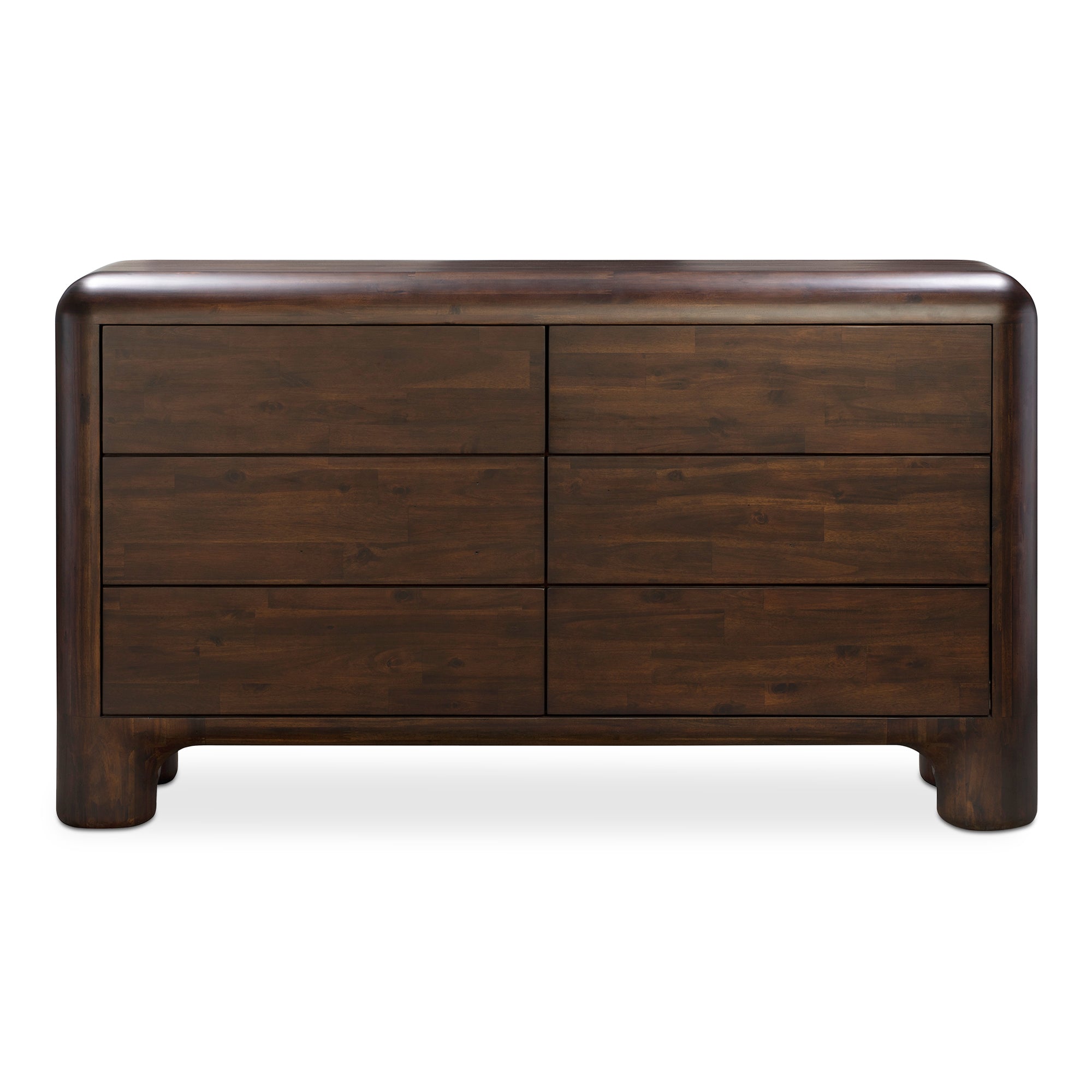 Rowan 6 Drawer Dresser Dark Brown - Moes Home