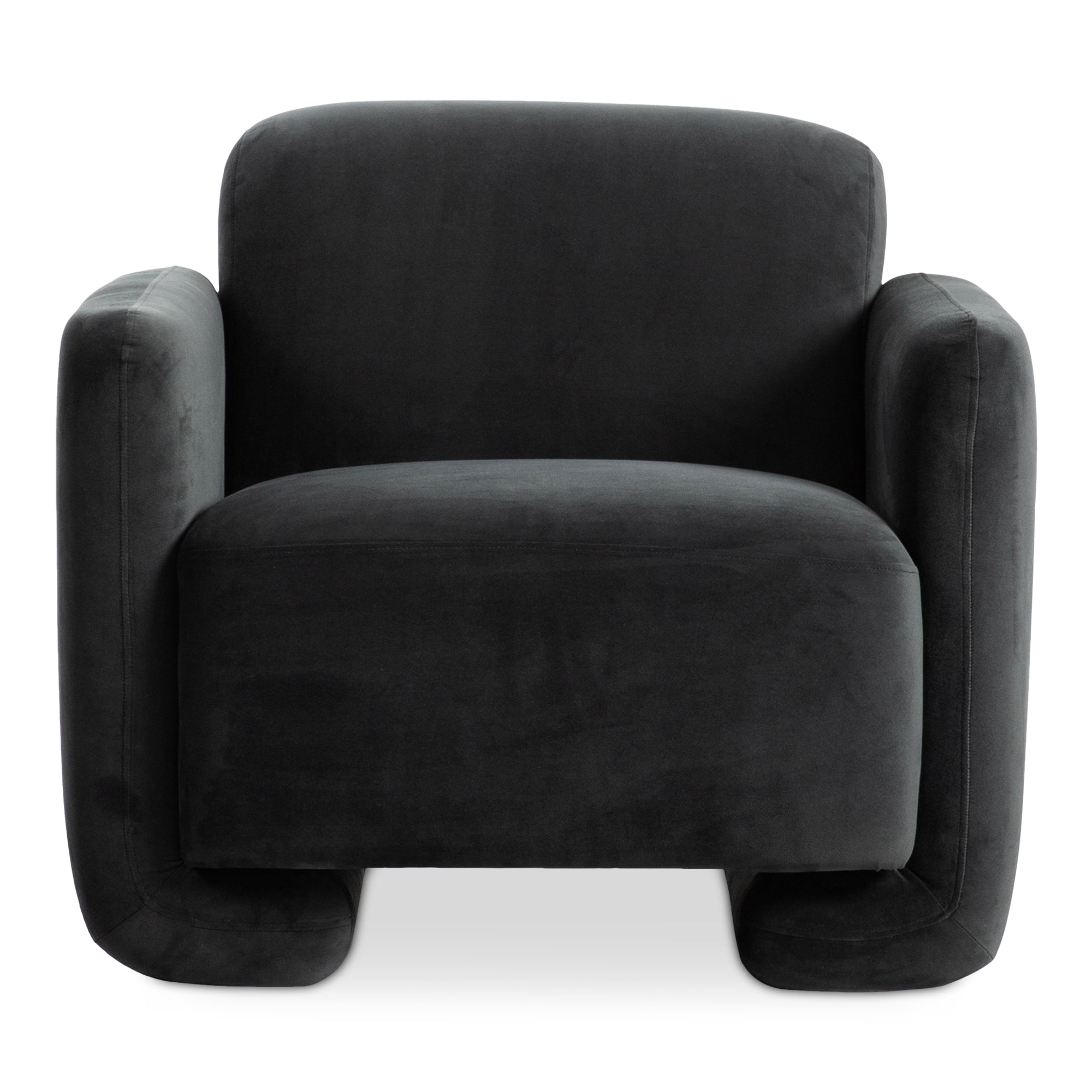 Fallon Accent Chair Shadow Grey - Moes Home