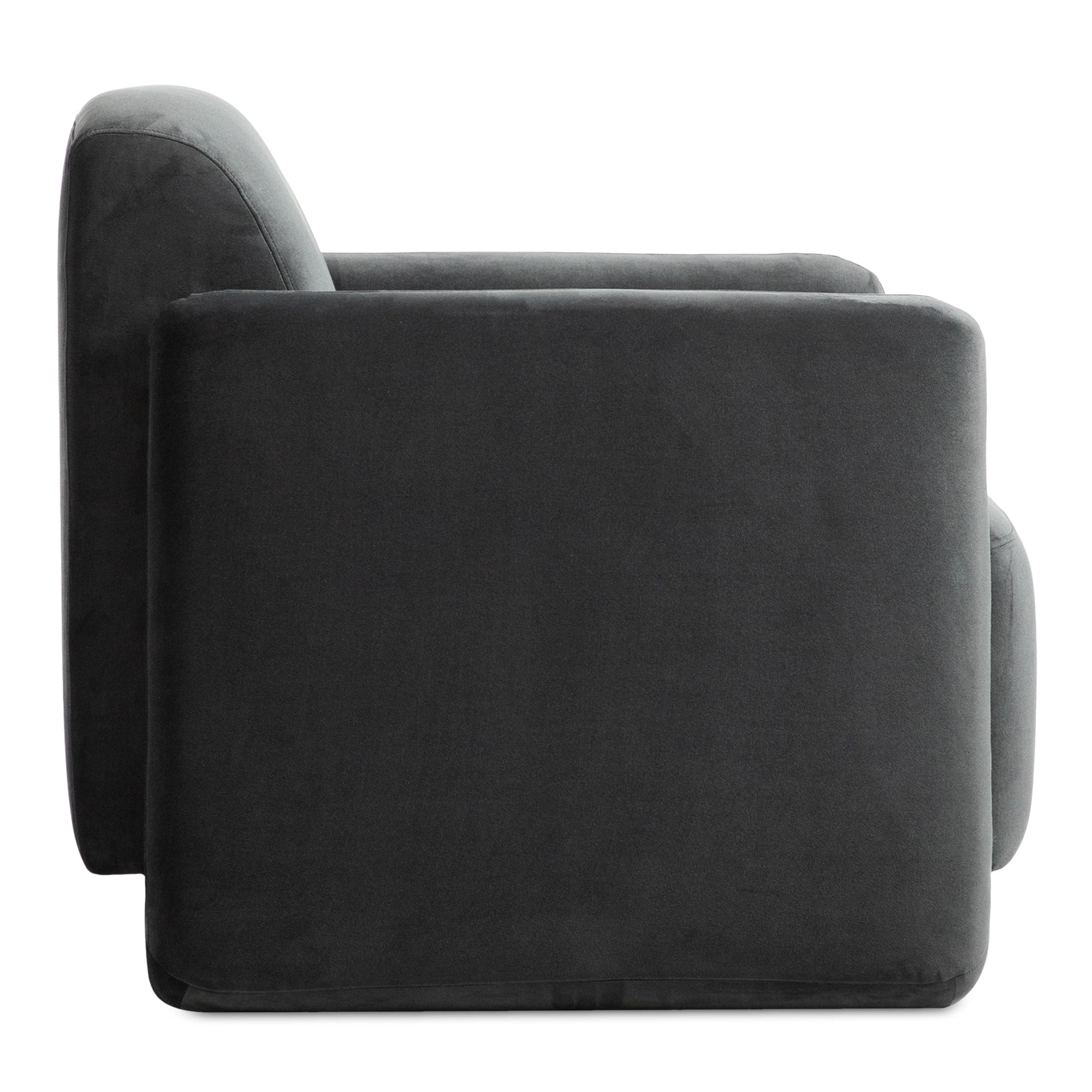 Fallon Accent Chair Shadow Grey - Moes Home