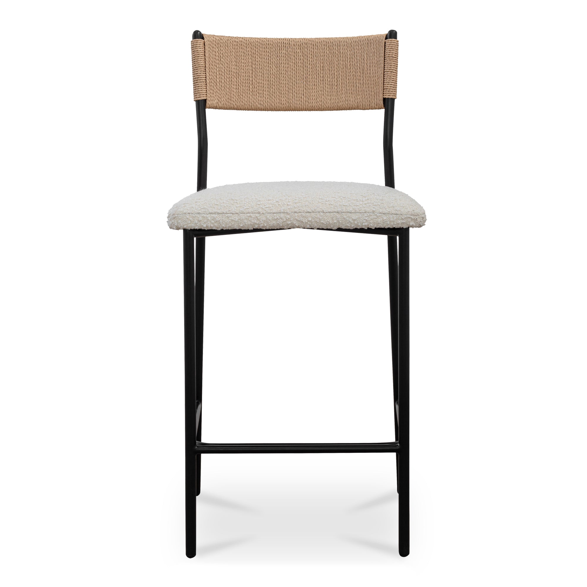 Foley Counter Stool White - Moes Home