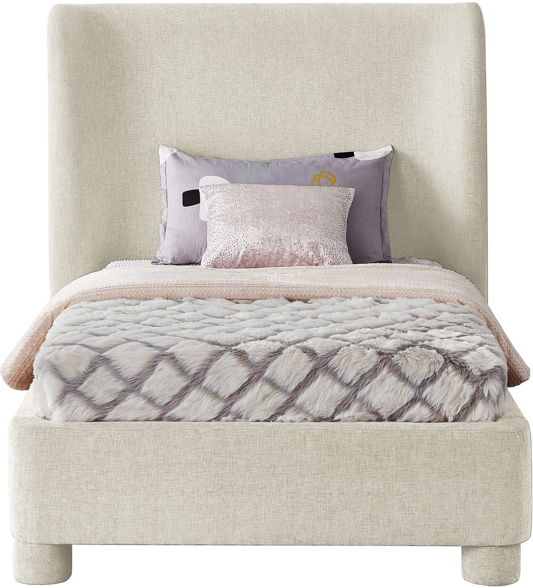 Penny - Chenille Fabric Bed