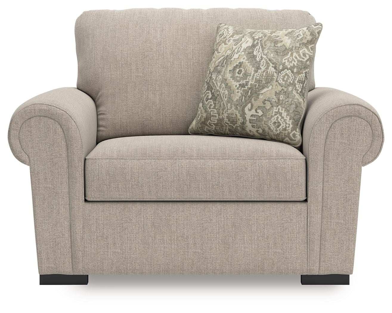 Sararose - Chair and a Half - Heather - Best Buy Furniture