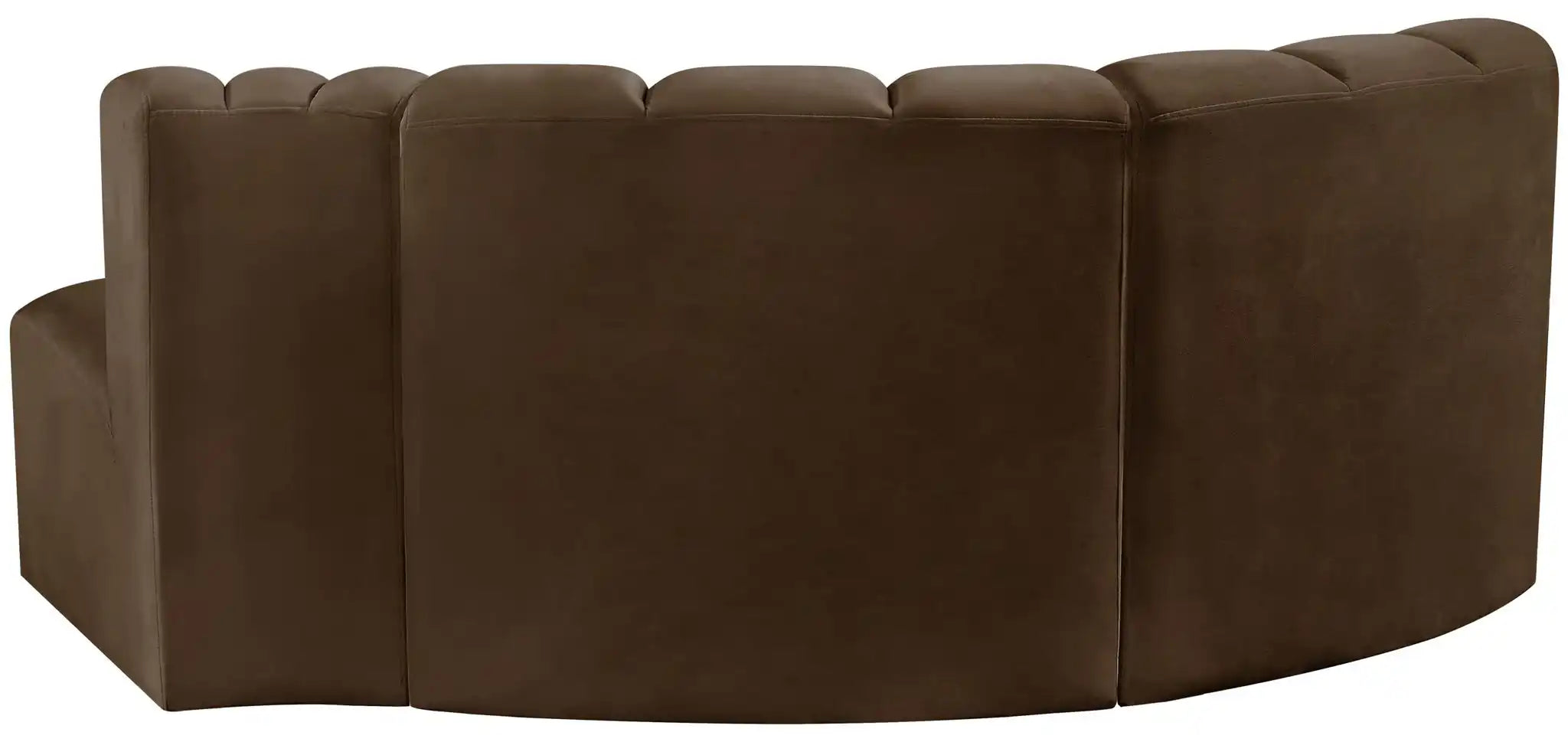 Arc - Velvet 3 Piece Modular L-Shaped Sofa