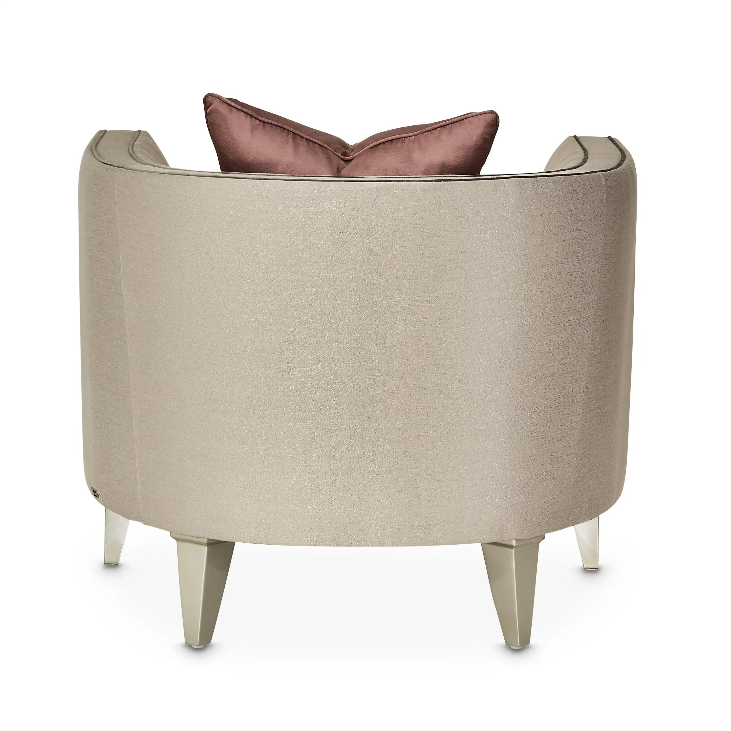 Linea - Matching Chair - Metallic/SilverMist - Best Buy Furniture