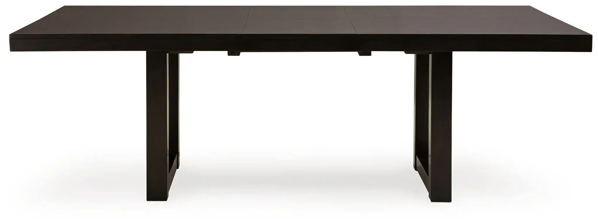 Neymorton - 7 Pc. - Rectangular Extension Table, 6 Side Chairs - Dark Grayish Brown